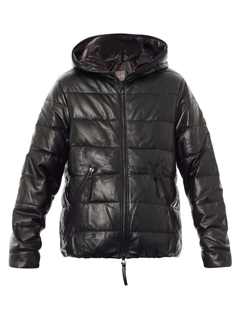 Duvetica Fullzip leather puffer.Like Rick Owens jacket Size US M / EU 48-50 / 2 - 2 Thumbnail