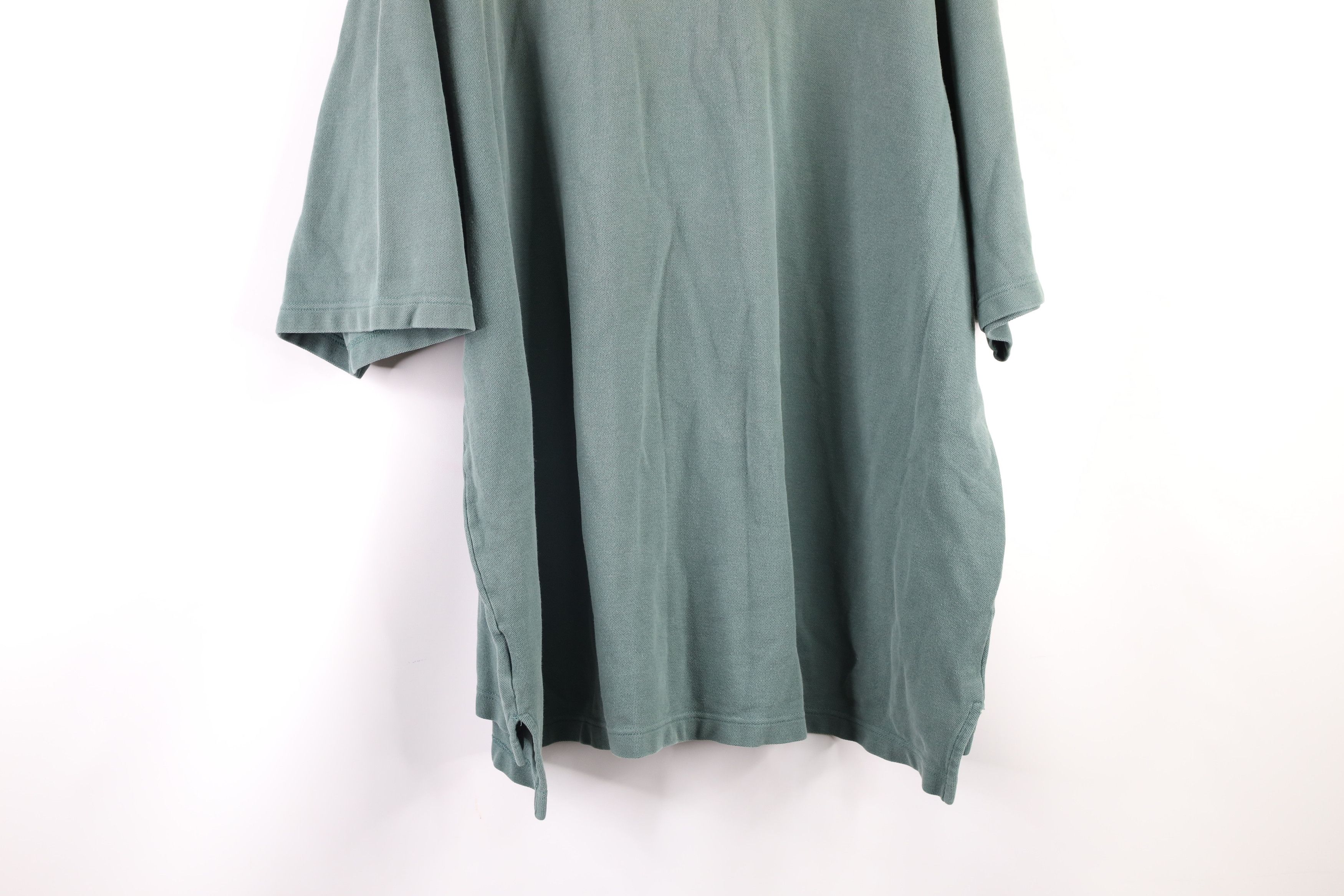 Nike × Vintage Vintage 90s Nike Travis Scott Swoosh Half Zip Collared Polo Size US XXL / EU 58 / 5 - 8 Thumbnail