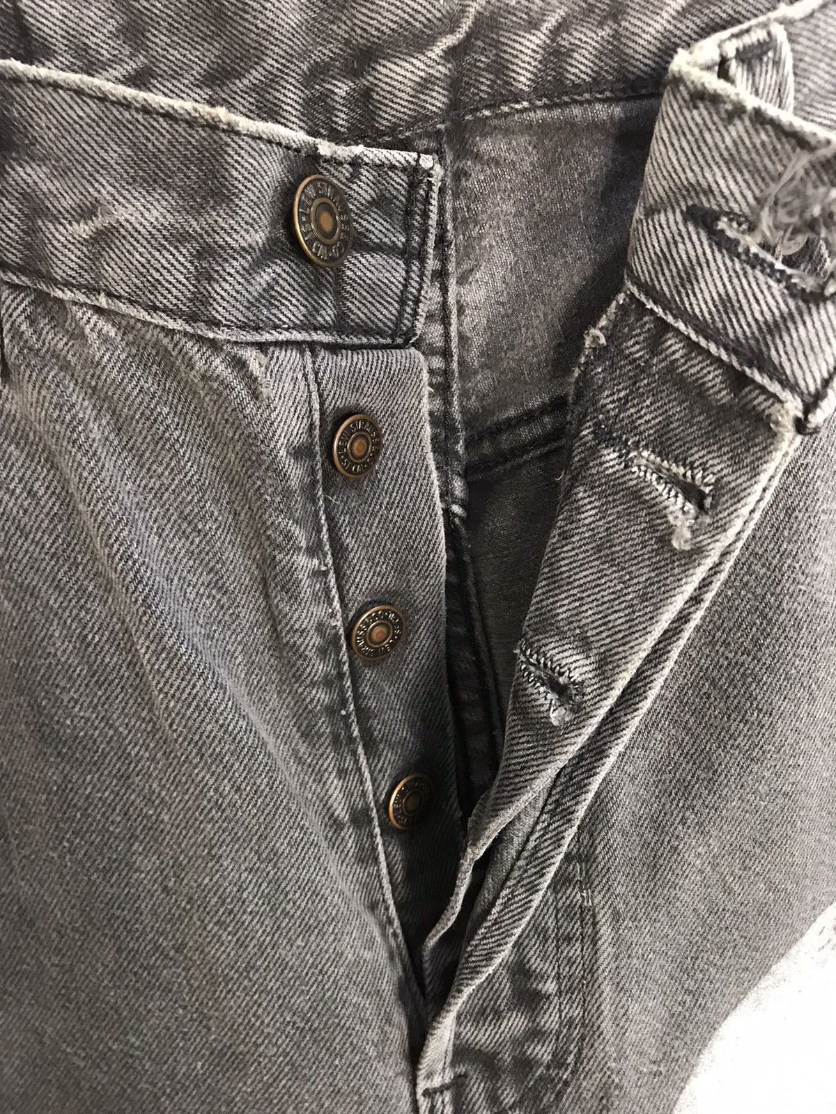 Levi's Vintage Clothing Rare Vintage Levi's Strauss 501 Usa Black Skull Head Custom Size US 32 / EU 48 - 6 Thumbnail