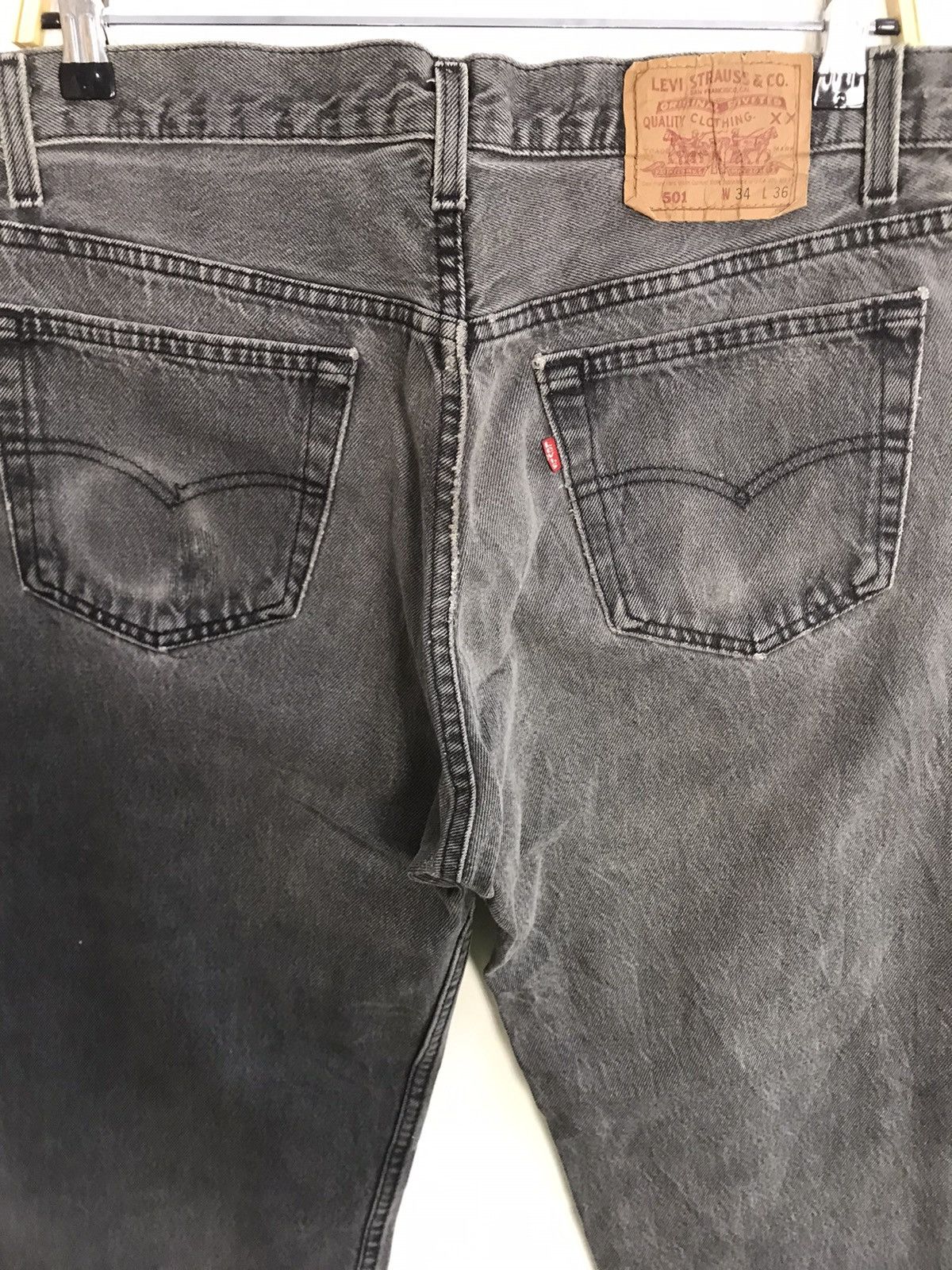 Levi's Vintage Clothing Rare Vintage Levi's Strauss 501 Usa Black Skull Head Custom Size US 32 / EU 48 - 4 Thumbnail