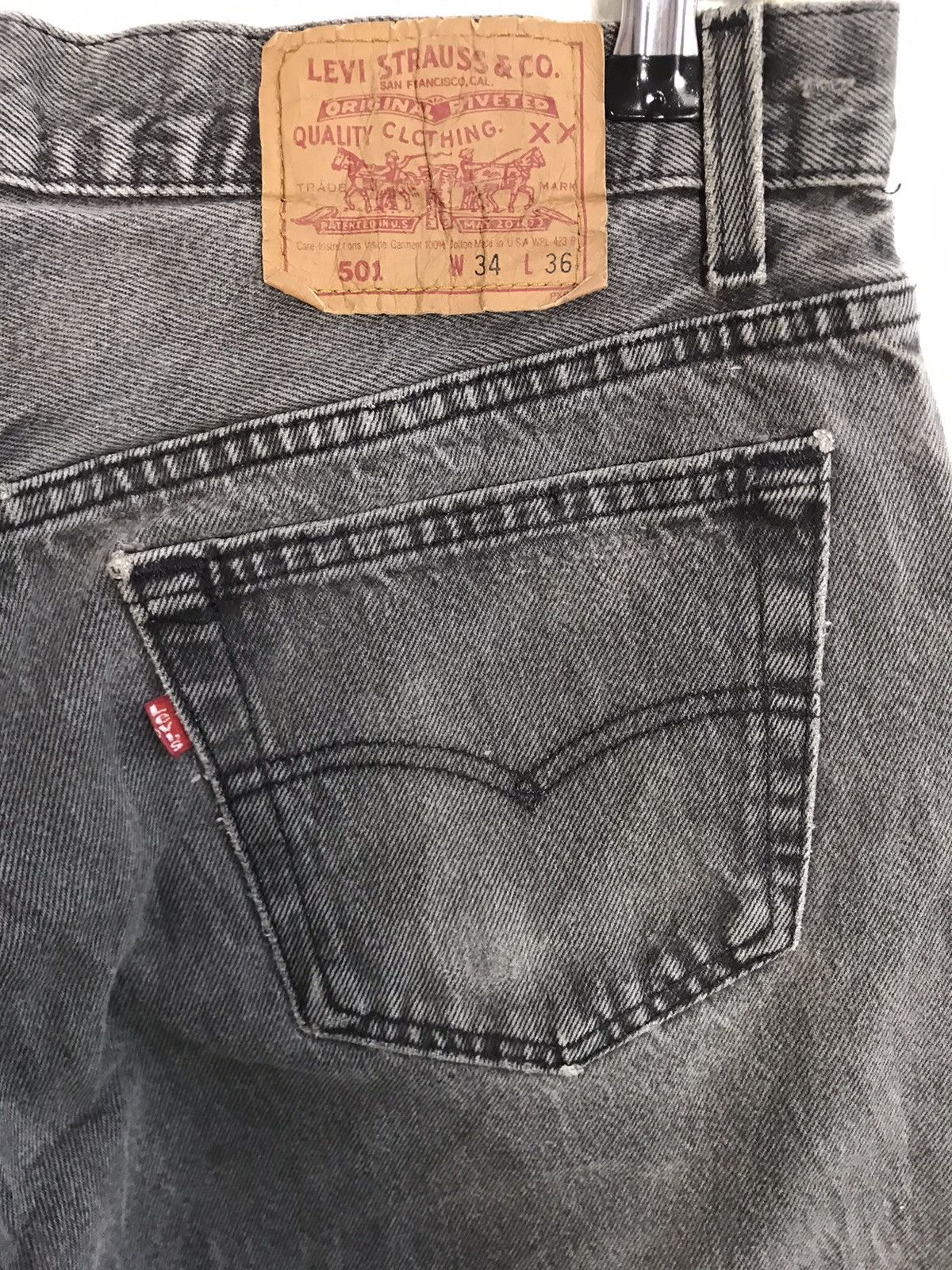 Levi's Vintage Clothing Rare Vintage Levi's Strauss 501 Usa Black Skull Head Custom Size US 32 / EU 48 - 7 Thumbnail
