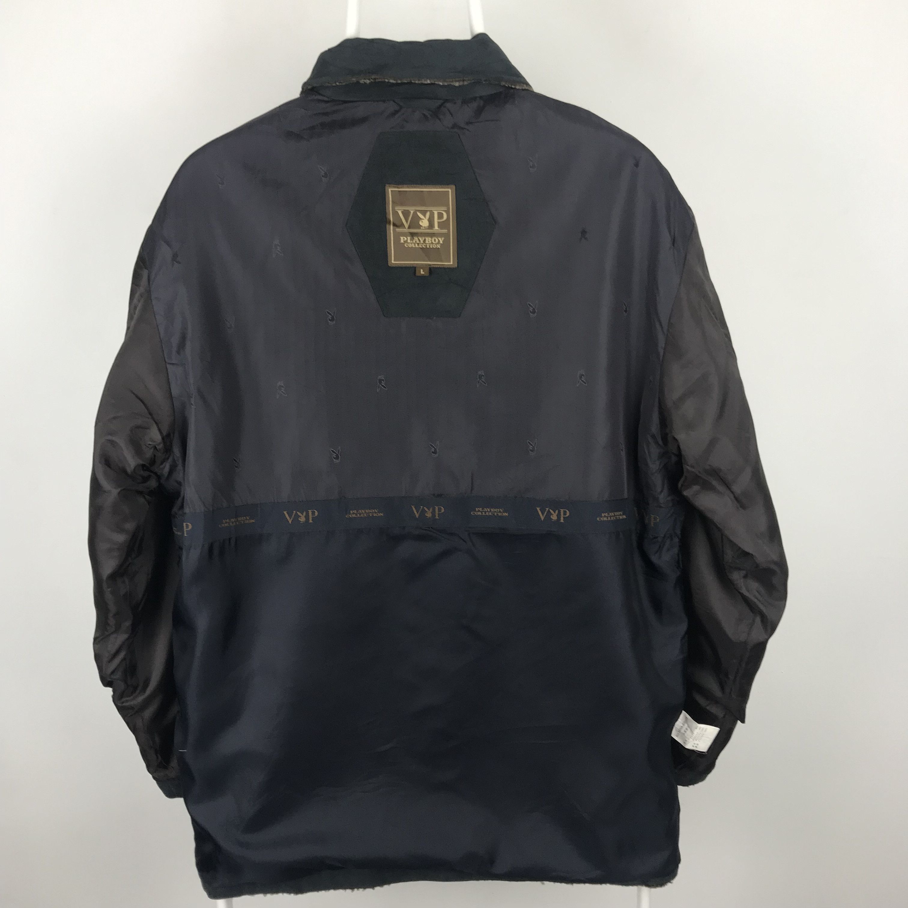 Playboy × Vintage Z265 FLEECE PLAYBOY COLLECTION REVERSIBLE JACKET Size US L / EU 52-54 / 3 - 4 Thumbnail