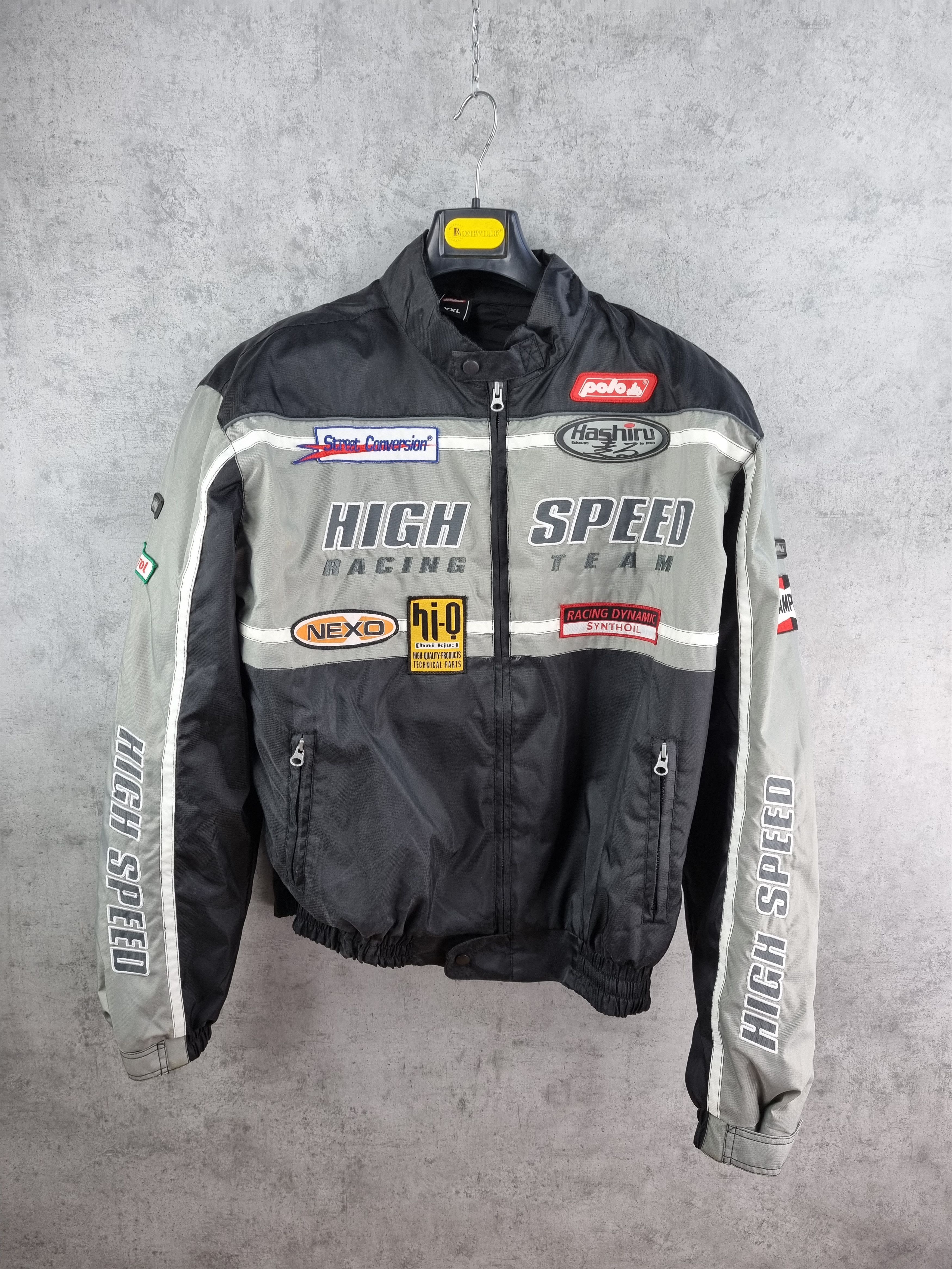 Formula 1 × NASCAR XXL BIKER Motor cylcle Racing Jacket with Elbow Armor Size US XXL / EU 58 / 5 - 17 Thumbnail