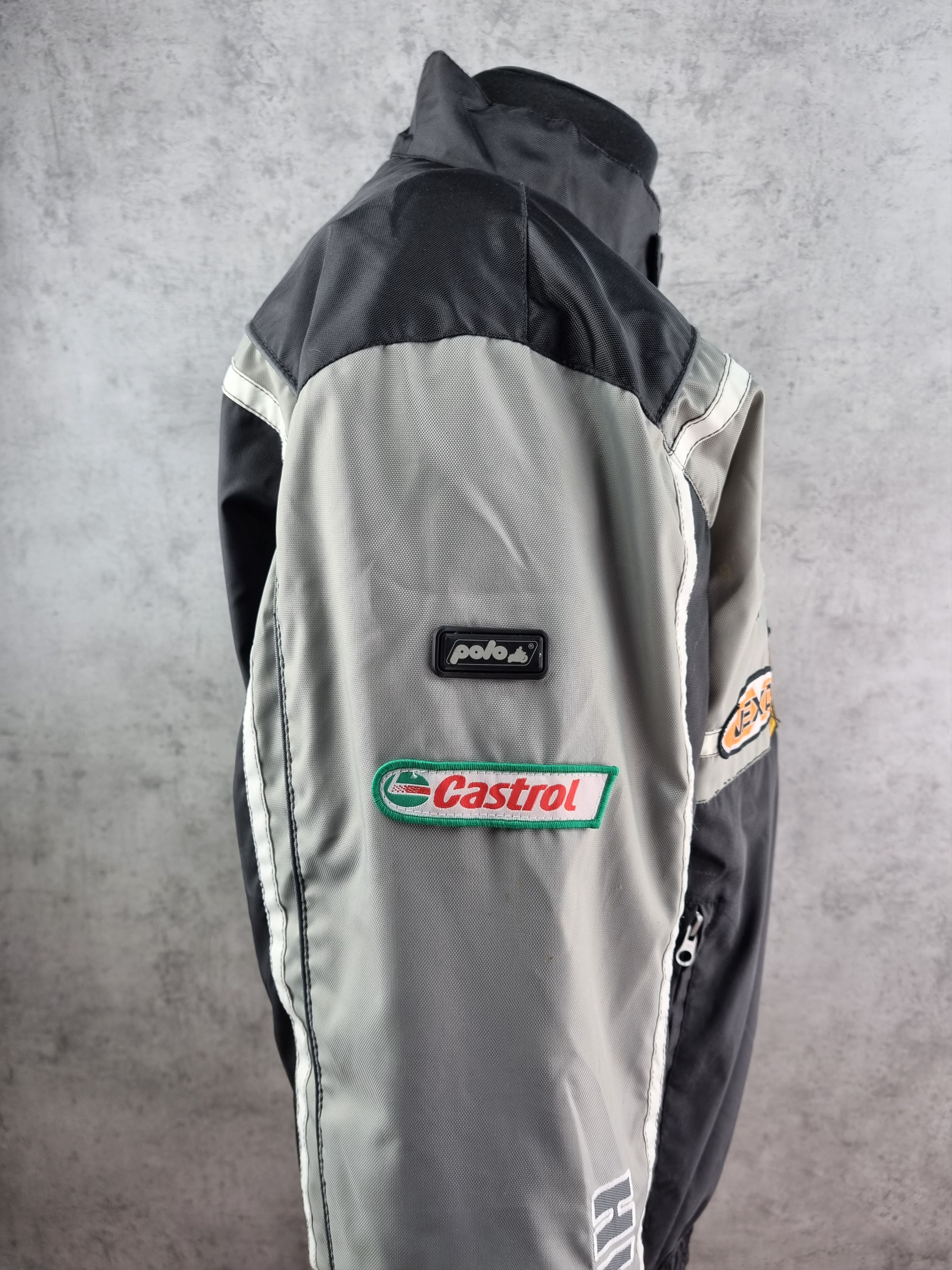 Formula 1 × NASCAR XXL BIKER Motor cylcle Racing Jacket with Elbow Armor Size US XXL / EU 58 / 5 - 9 Thumbnail