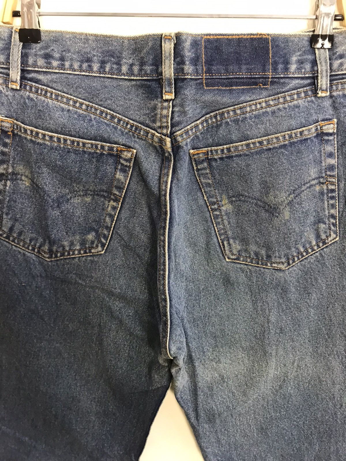 Levi's Vintage Clothing Levi's Strauss 501 Button Fly Natural Faded Denim Jeans Pant Size US 30 / EU 46 - 4 Thumbnail