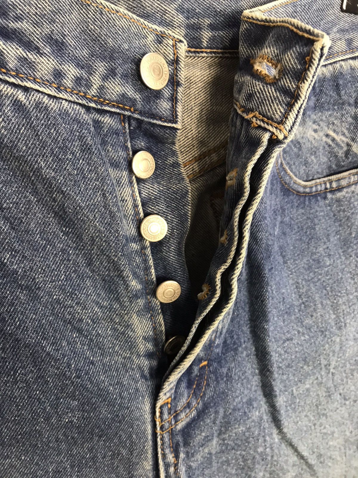 Levi's Vintage Clothing Levi's Strauss 501 Button Fly Natural Faded Denim Jeans Pant Size US 30 / EU 46 - 5 Thumbnail