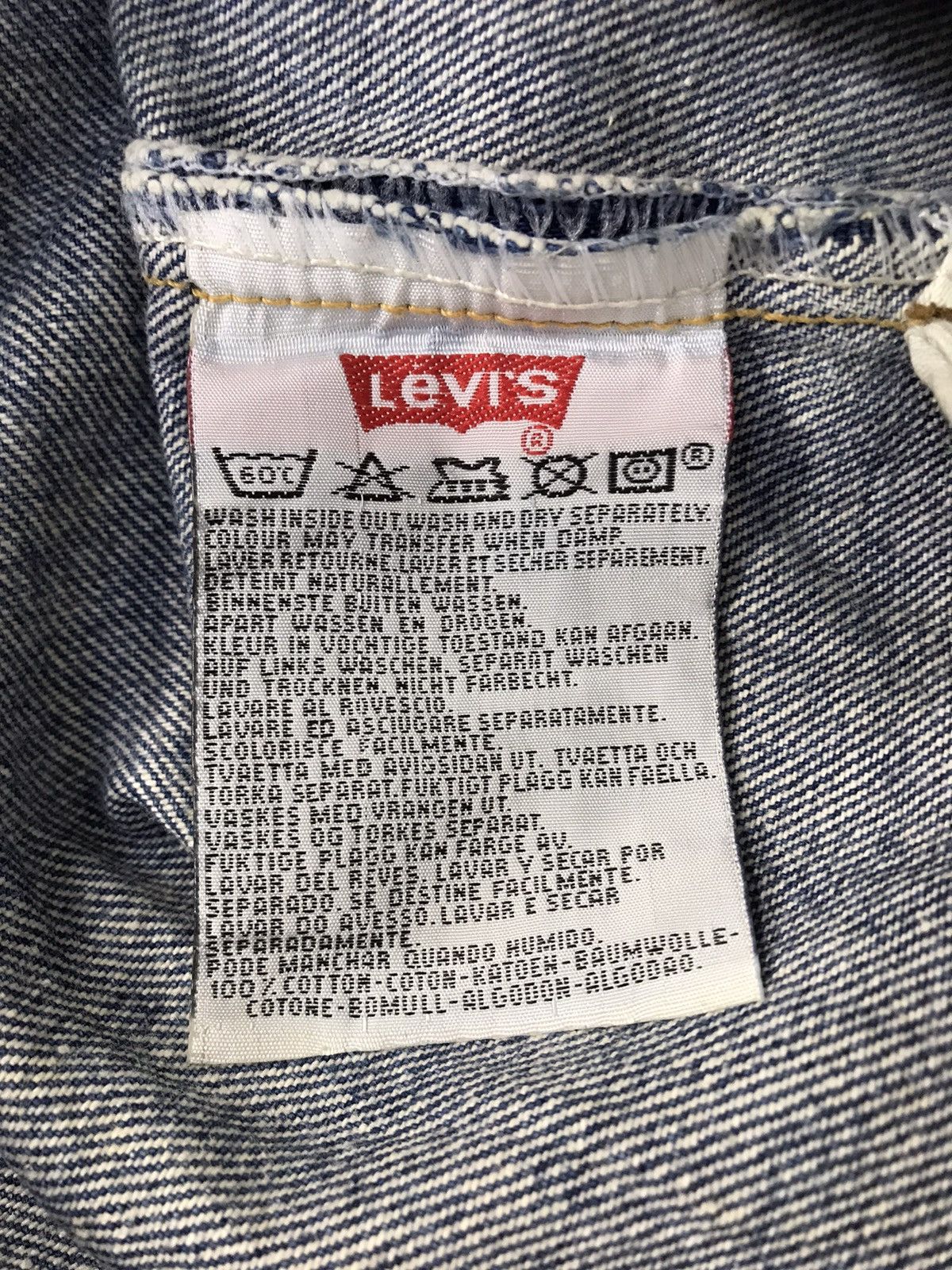 Levi's Vintage Clothing Levi's Strauss 501 Button Fly Natural Faded Denim Jeans Pant Size US 30 / EU 46 - 8 Thumbnail