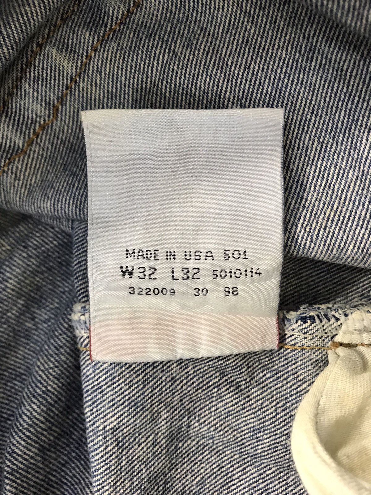 Levi's Vintage Clothing Levi's Strauss 501 Button Fly Natural Faded Denim Jeans Pant Size US 30 / EU 46 - 9 Thumbnail