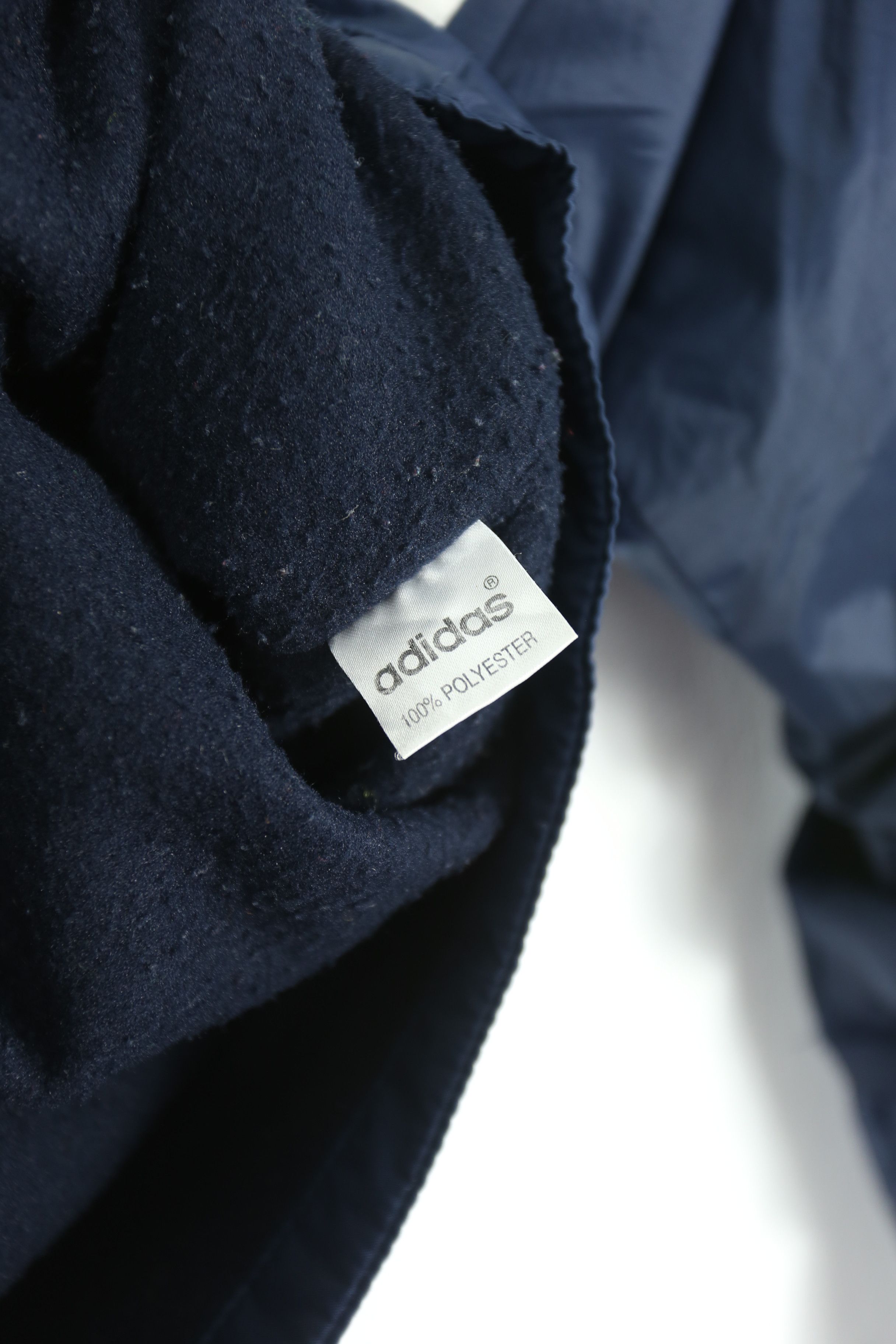 Adidas × Vintage JK030 Vintage 90s Adidas Hoodie Nylon Jacket (L) Size US L / EU 52-54 / 3 - 5 Thumbnail