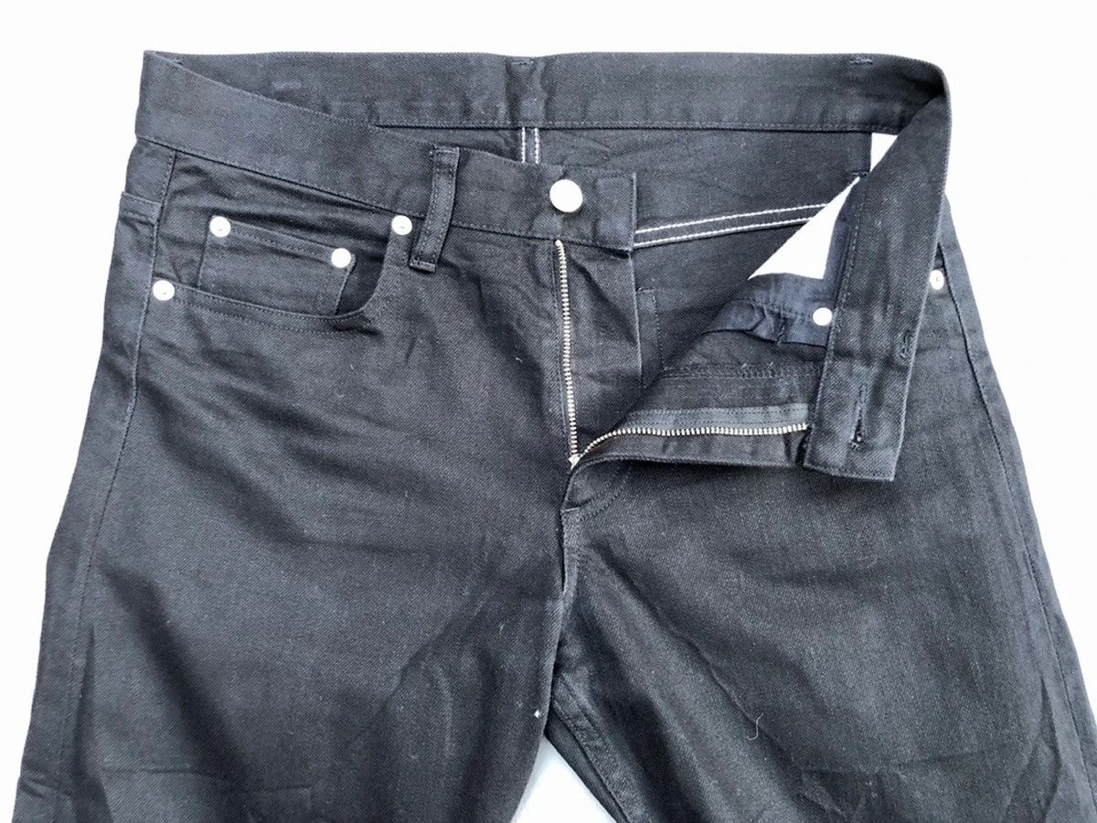 BEAUTY&YOUTH Beauty & Youth Wax Black Slim Fit Denim Pants Size US 30 / EU 46 - 7 Thumbnail