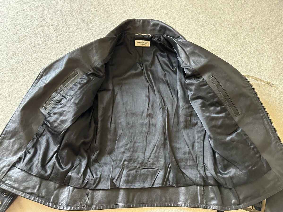 Saint Laurent Paris 1 of 1 SS15 Saint Laurent sample biker leather jacket Hedi Size US S / EU 44-46 / 1 - 24 Thumbnail