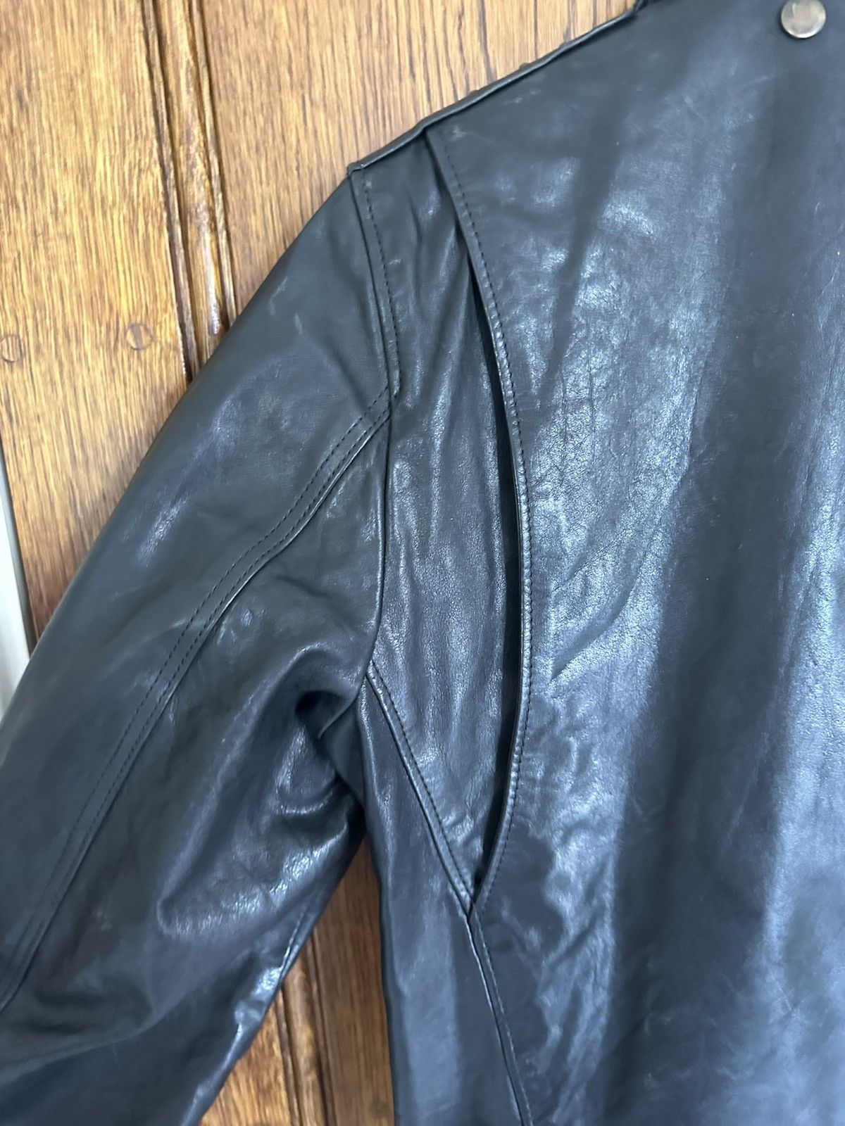 Saint Laurent Paris 1 of 1 SS15 Saint Laurent sample biker leather jacket Hedi Size US S / EU 44-46 / 1 - 22 Thumbnail