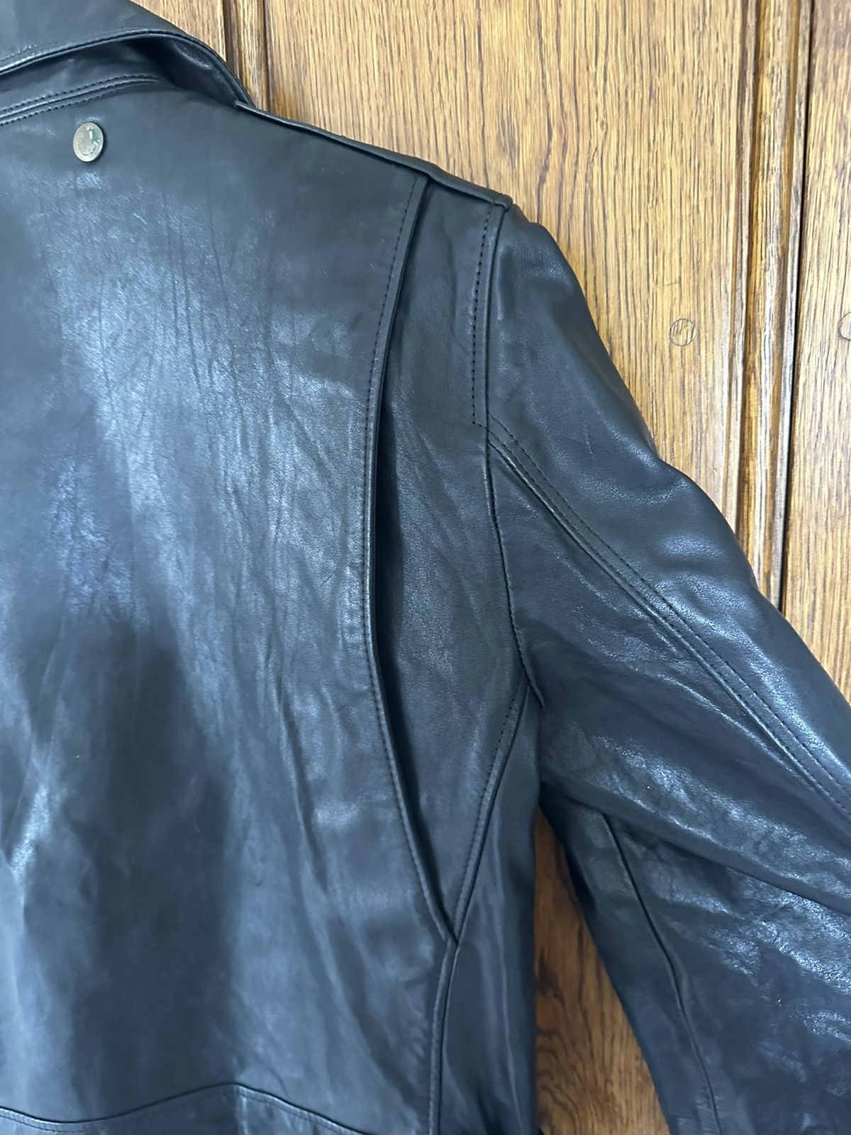 Saint Laurent Paris 1 of 1 SS15 Saint Laurent sample biker leather jacket Hedi Size US S / EU 44-46 / 1 - 23 Thumbnail