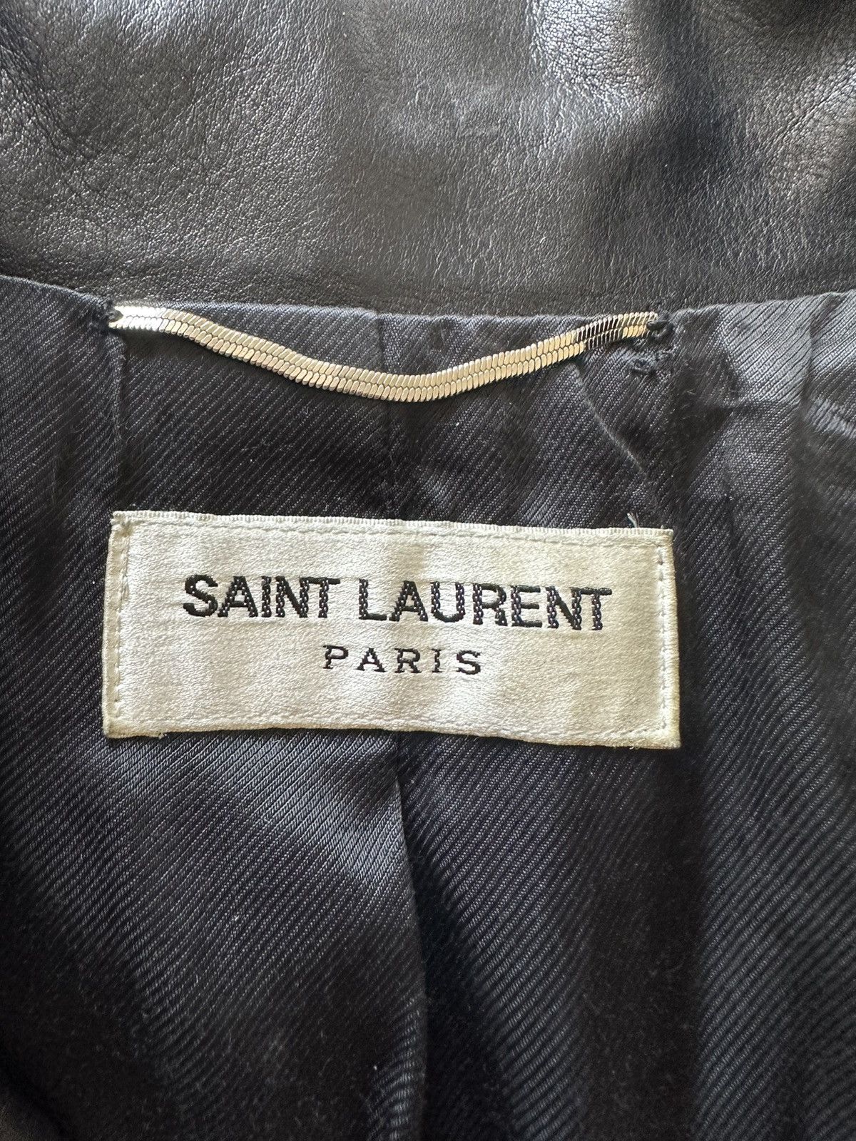 Saint Laurent Paris 1 of 1 SS15 Saint Laurent sample biker leather jacket Hedi Size US S / EU 44-46 / 1 - 7 Thumbnail