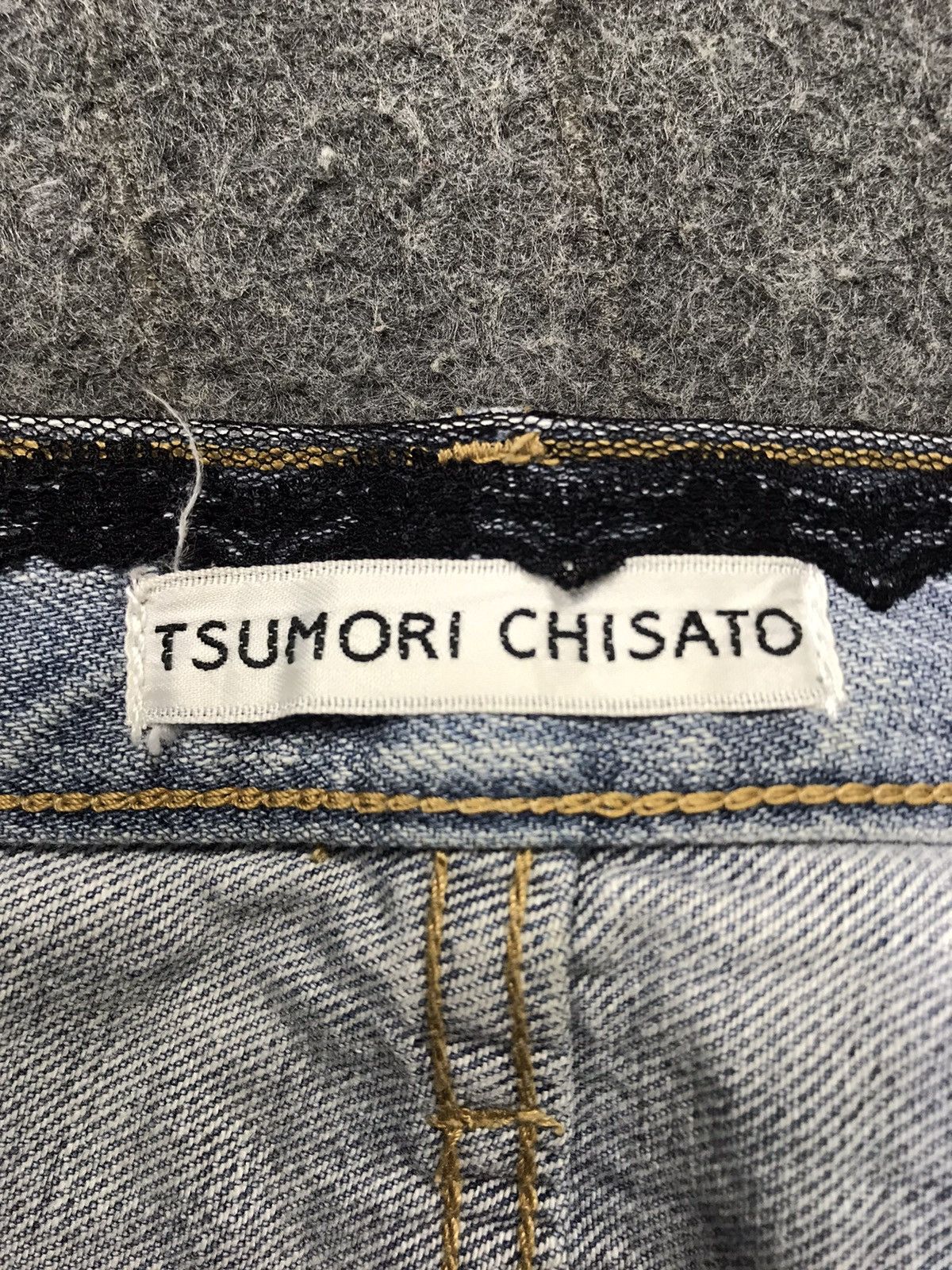 Issey Miyake × Tsumori Chisato Tsumori Chisato Issey Miyake Embroidery Heart Zig Zag Denim Size 30" / US 8 / IT 44 - 8 Thumbnail
