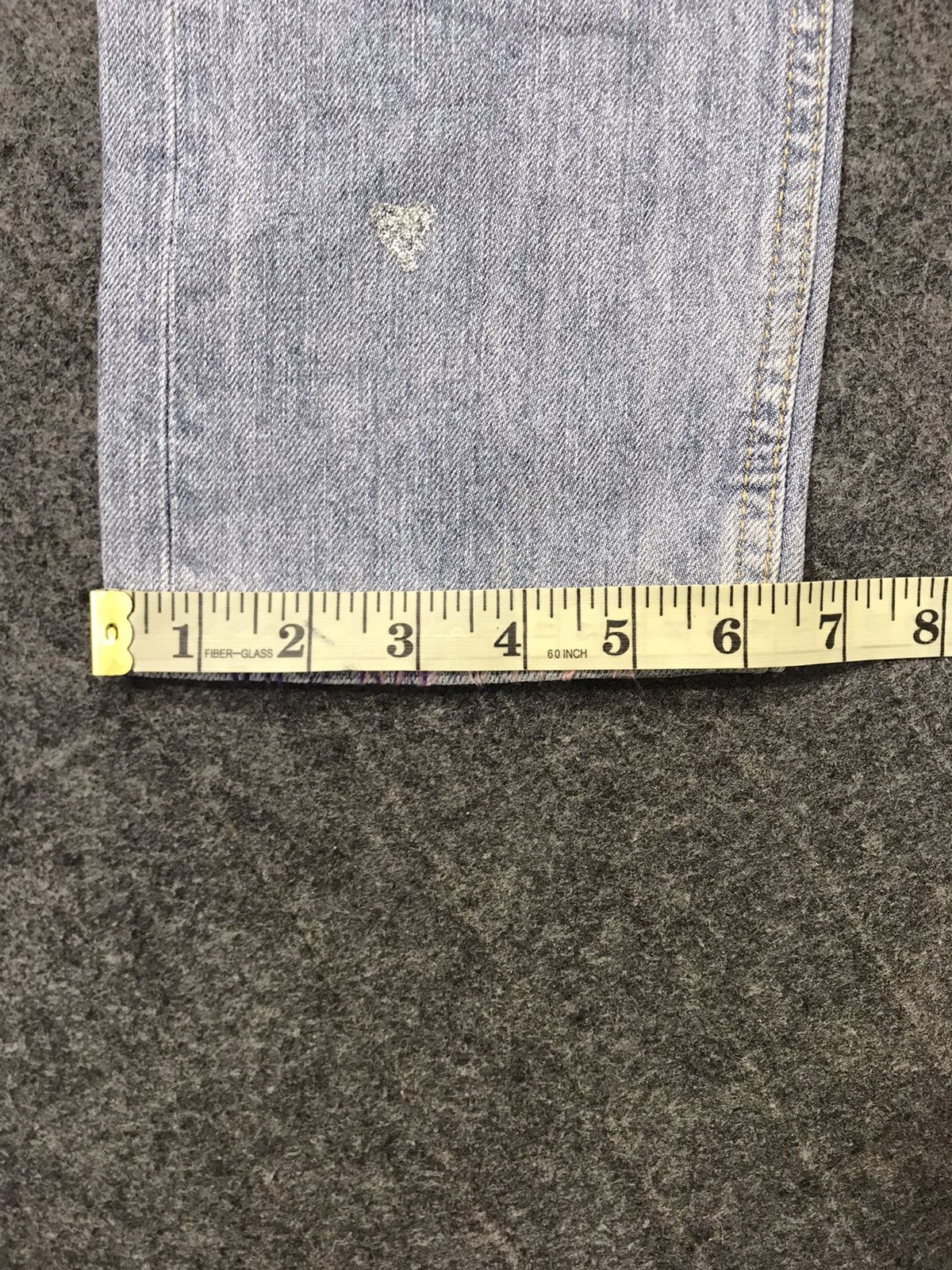 Issey Miyake × Tsumori Chisato Tsumori Chisato Issey Miyake Embroidery Heart Zig Zag Denim Size 30" / US 8 / IT 44 - 14 Thumbnail