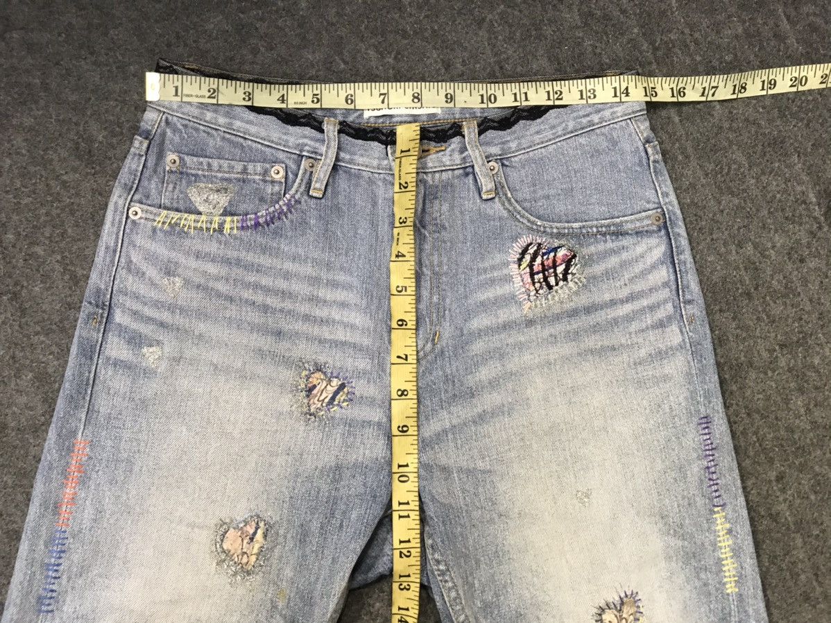 Issey Miyake × Tsumori Chisato Tsumori Chisato Issey Miyake Embroidery Heart Zig Zag Denim Size 30" / US 8 / IT 44 - 11 Thumbnail