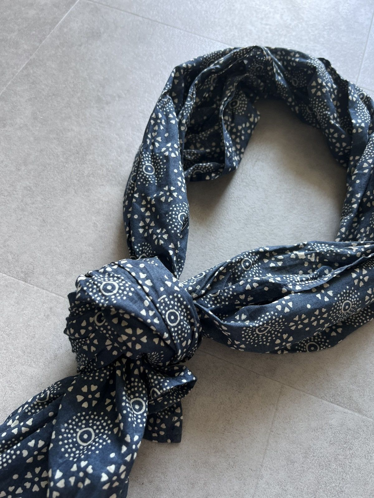 Engineered Garments Blue Scarf Size ONE SIZE - 2 Thumbnail