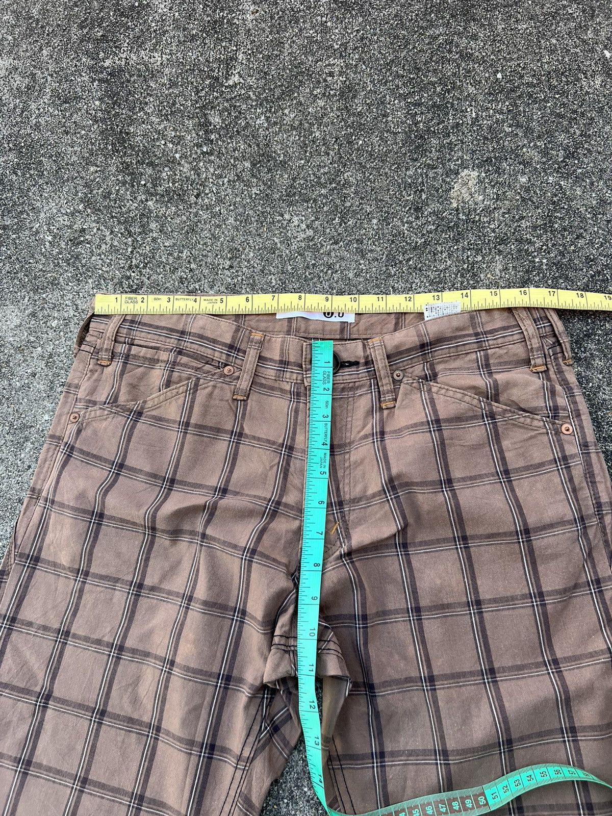 Japanese Brand Vintage Japan Brand U.U Checked Flare Pant Size US 32 / EU 48 - 2 Thumbnail
