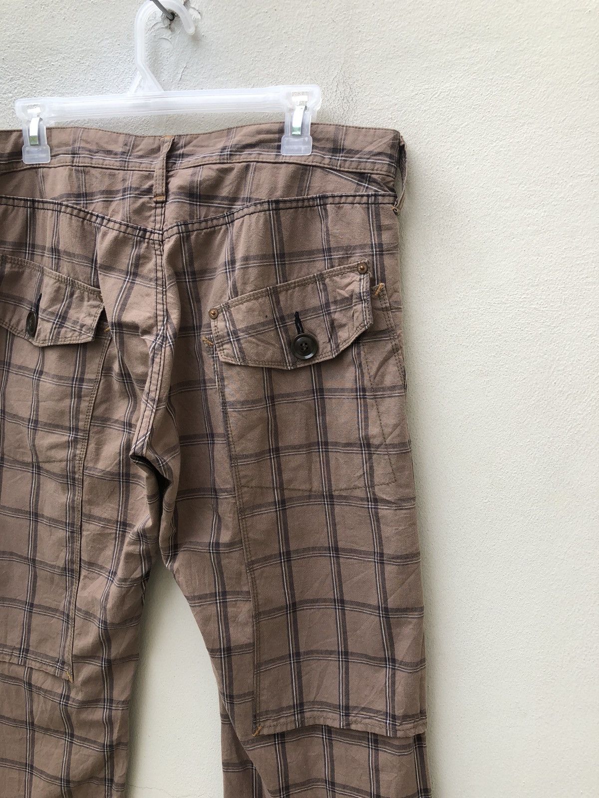 Japanese Brand Vintage Japan Brand U.U Checked Flare Pant Size US 32 / EU 48 - 21 Thumbnail