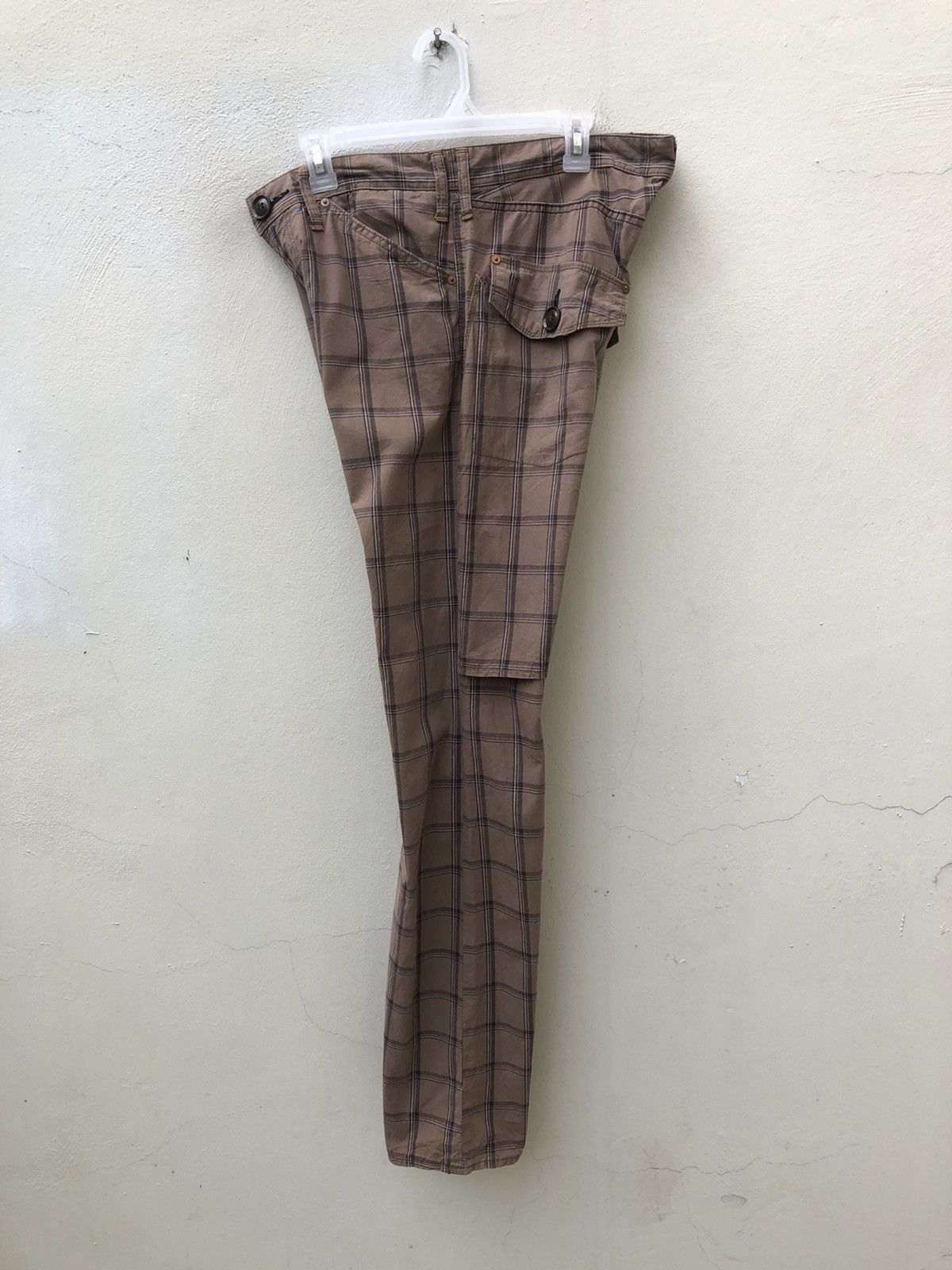 Japanese Brand Vintage Japan Brand U.U Checked Flare Pant Size US 32 / EU 48 - 23 Thumbnail