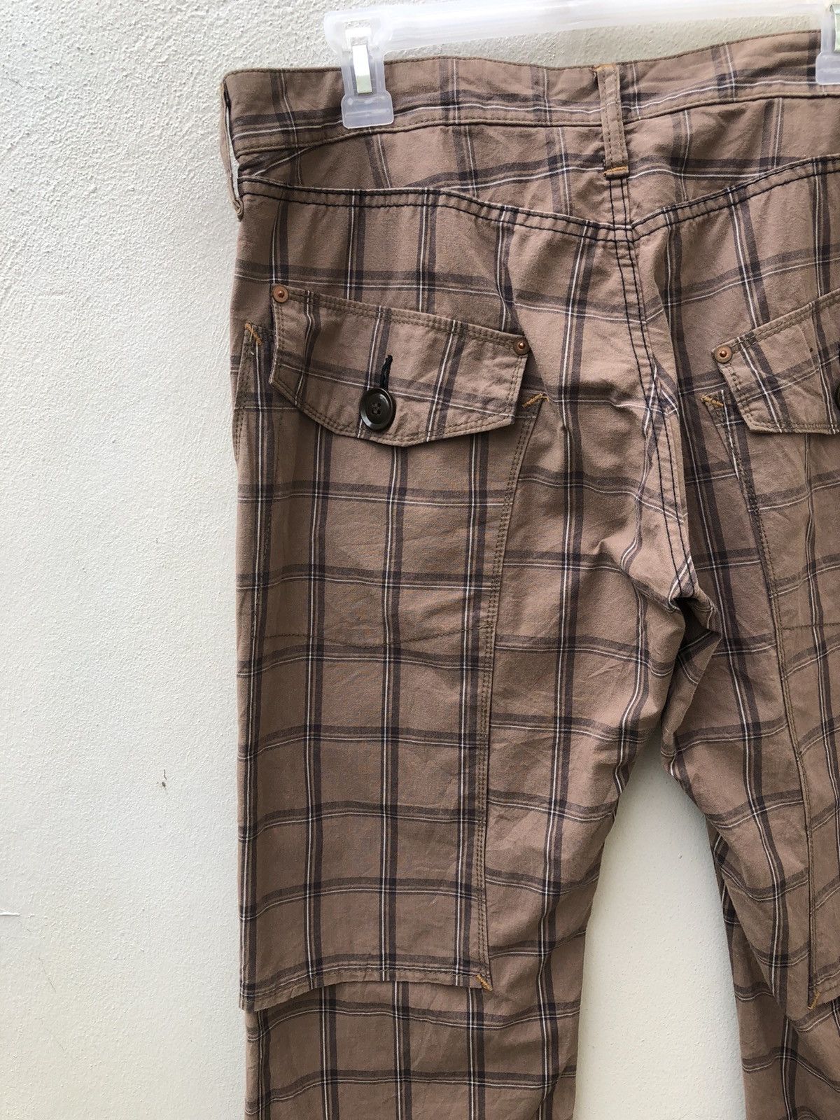 Japanese Brand Vintage Japan Brand U.U Checked Flare Pant Size US 32 / EU 48 - 18 Thumbnail