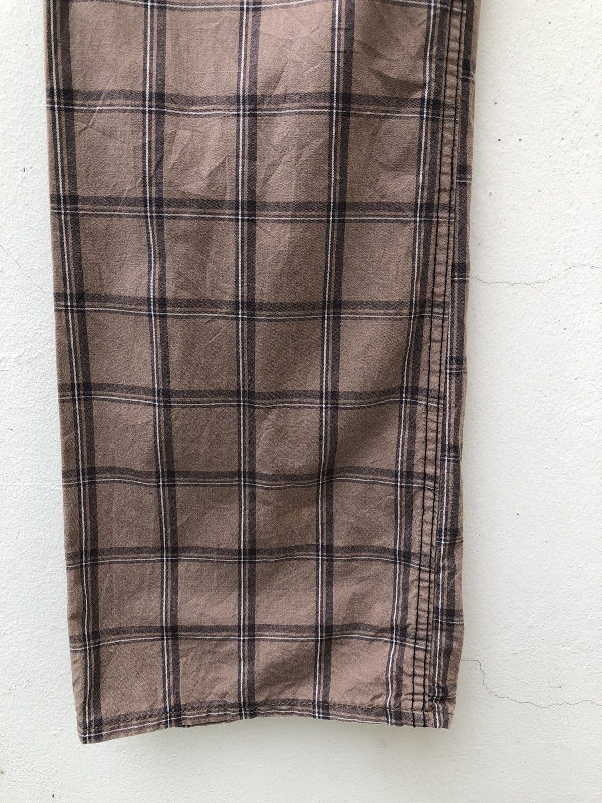 Japanese Brand Vintage Japan Brand U.U Checked Flare Pant Size US 32 / EU 48 - 12 Thumbnail