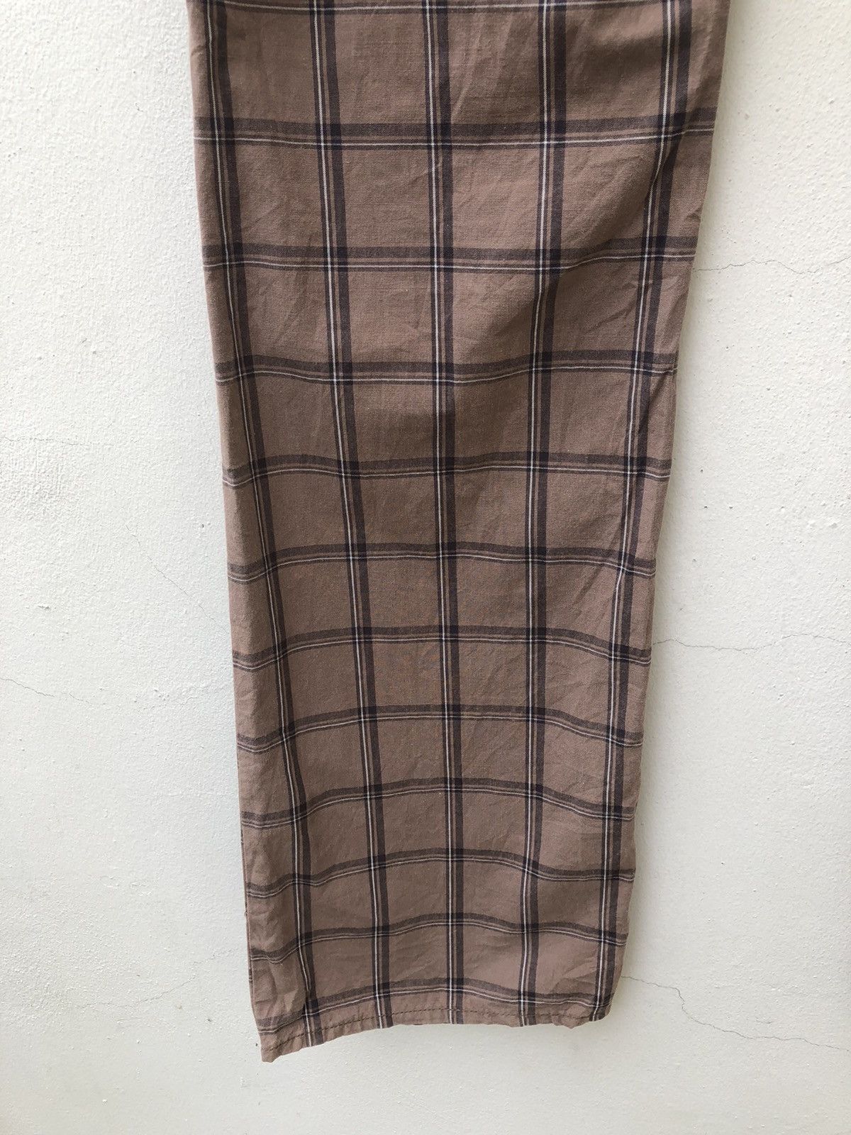 Japanese Brand Vintage Japan Brand U.U Checked Flare Pant Size US 32 / EU 48 - 20 Thumbnail