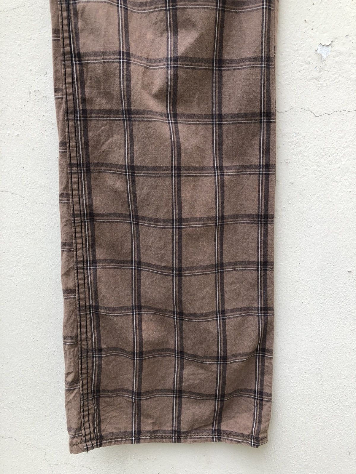 Japanese Brand Vintage Japan Brand U.U Checked Flare Pant Size US 32 / EU 48 - 15 Thumbnail