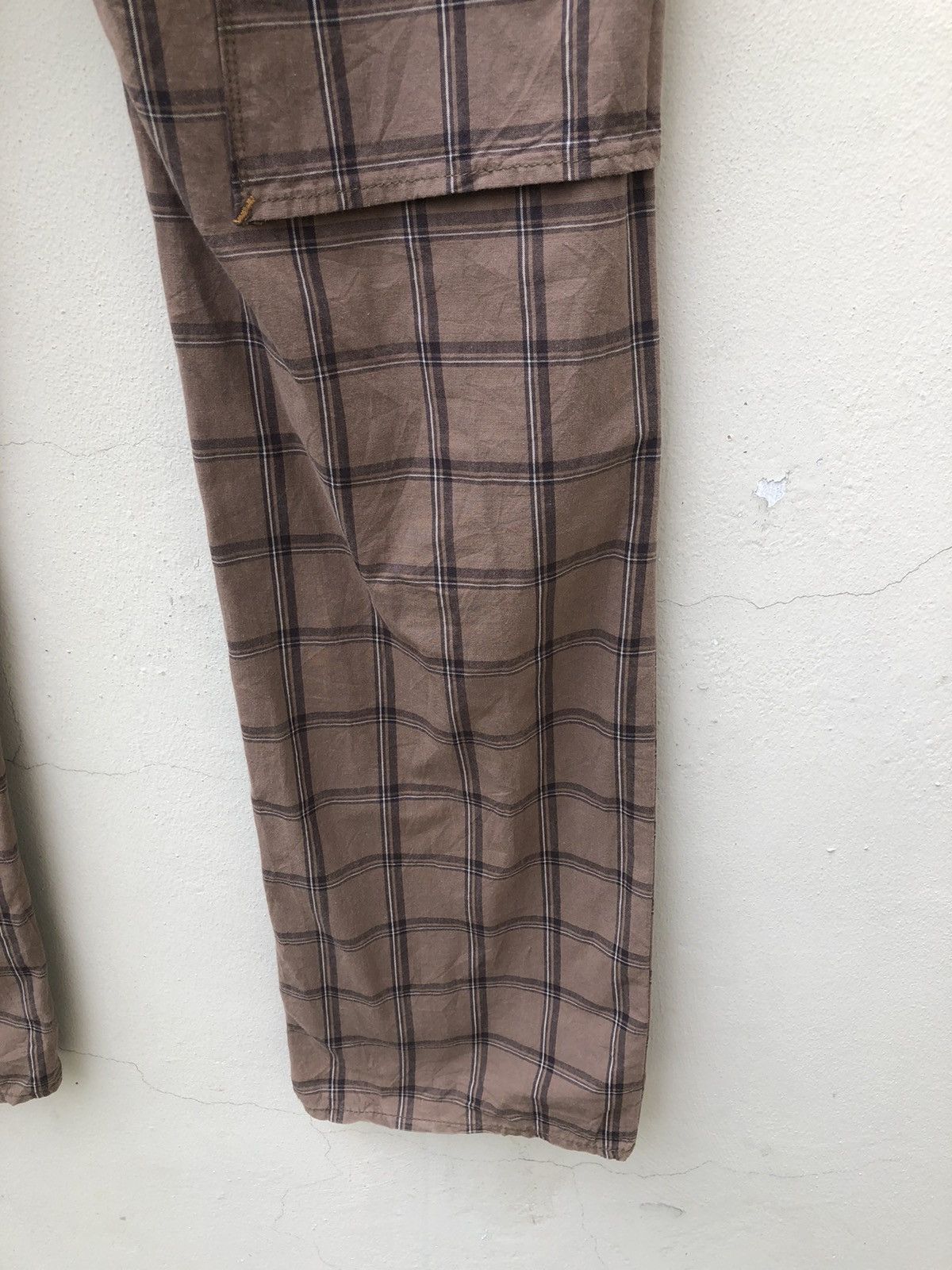 Japanese Brand Vintage Japan Brand U.U Checked Flare Pant Size US 32 / EU 48 - 22 Thumbnail