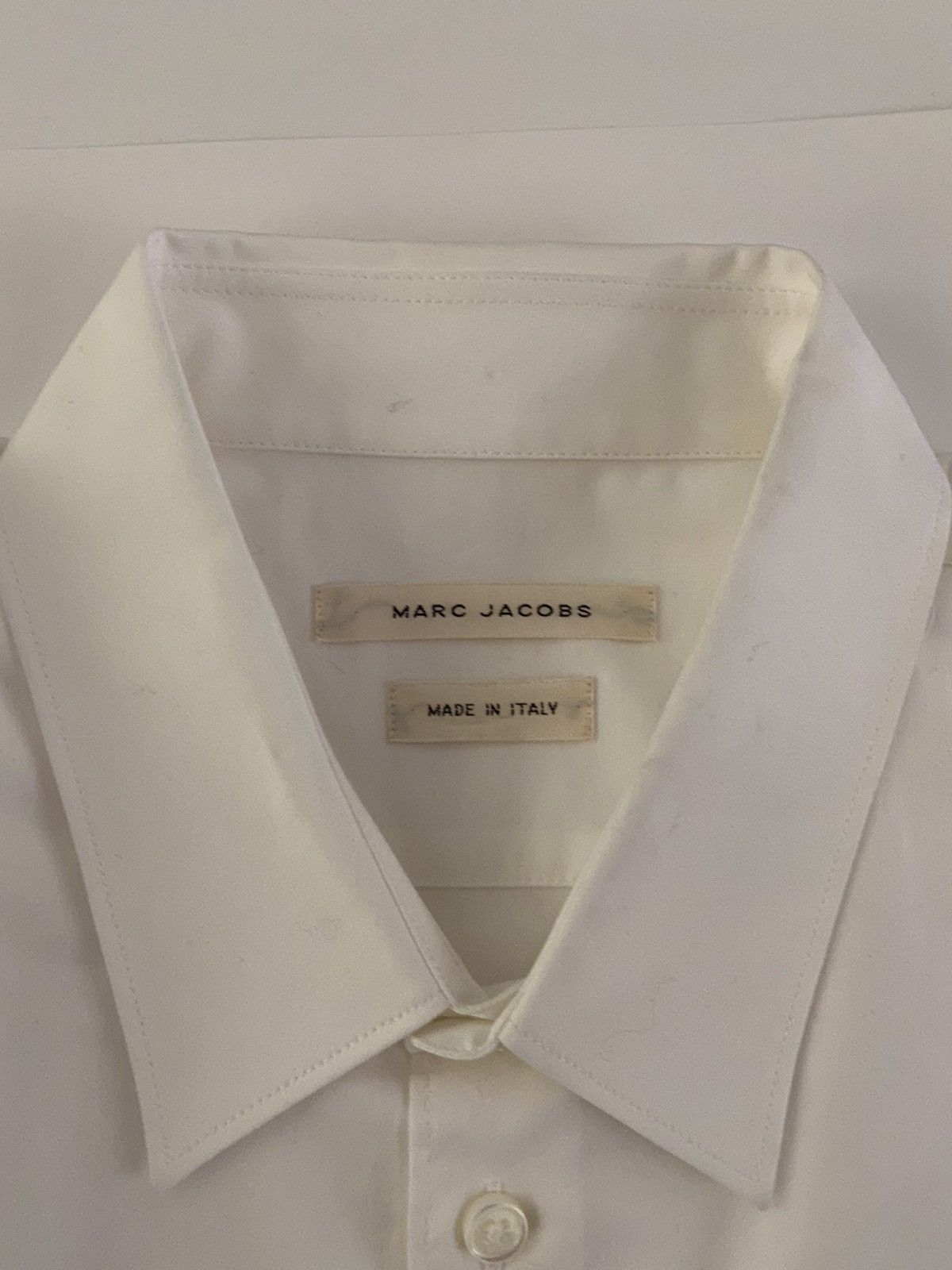 Marc Jacobs Marc Jacobs COLLECTION white button up shirt Retail $690 Size US L / EU 52-54 / 3 - 5 Thumbnail