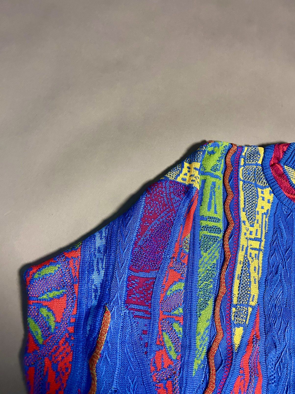 Man Made In Australia × Vintage Carlo alberto vintage cable knit sweater Coogi style Size US M / EU 48-50 / 2 - 4 Thumbnail