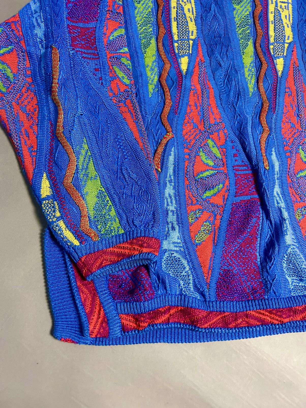 Man Made In Australia × Vintage Carlo alberto vintage cable knit sweater Coogi style Size US M / EU 48-50 / 2 - 5 Thumbnail