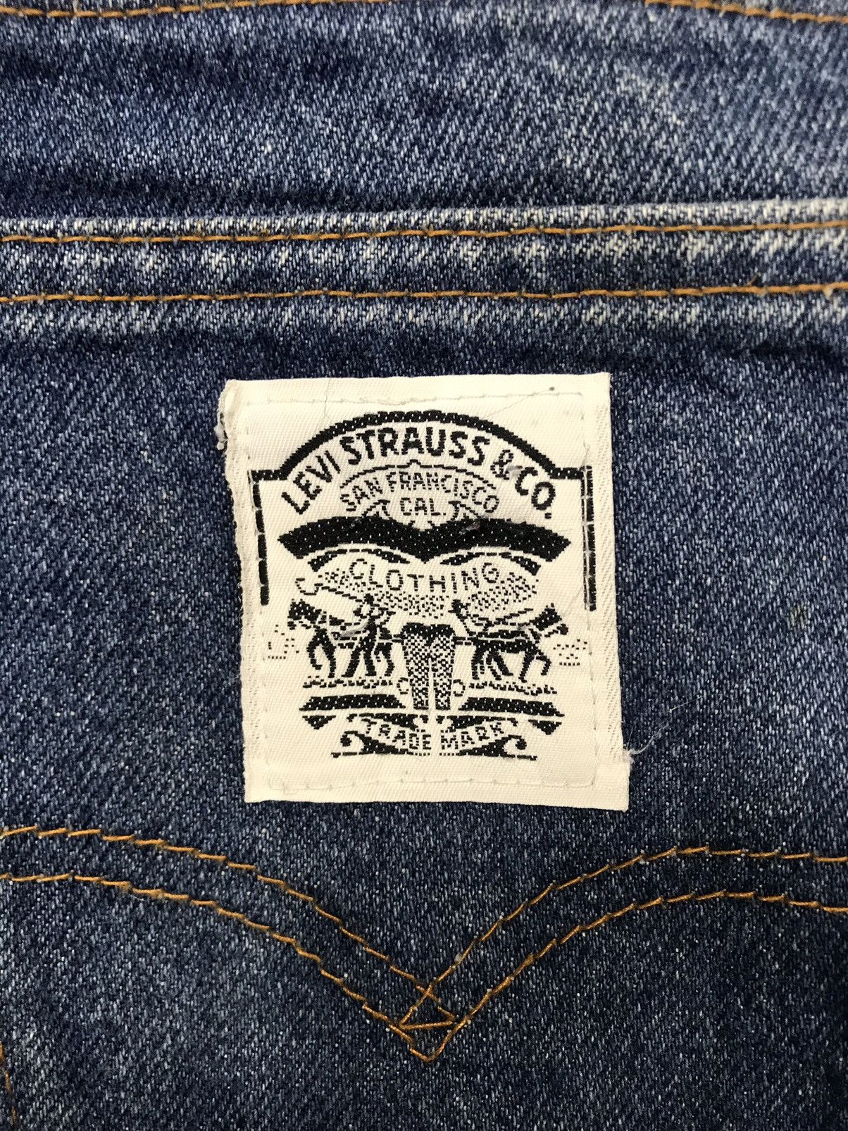 Levi's Levi's Strauss Lot 573 White Tab Style Denim Pants Size US 30 / EU 46 - 11 Thumbnail