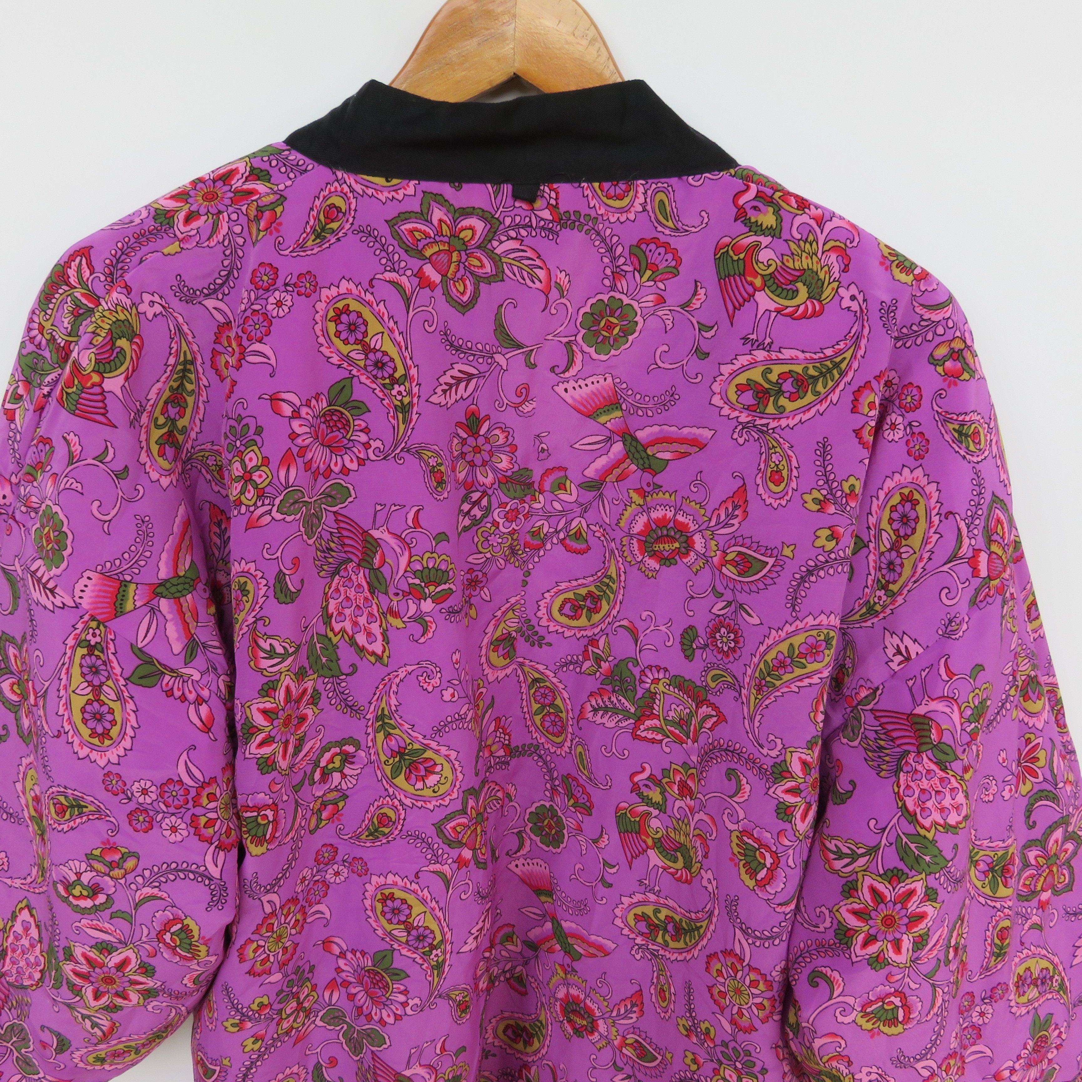 Other Floral Reversible Multicolor Puffer Kimono Size US L / EU 52-54 / 3 - 9 Thumbnail