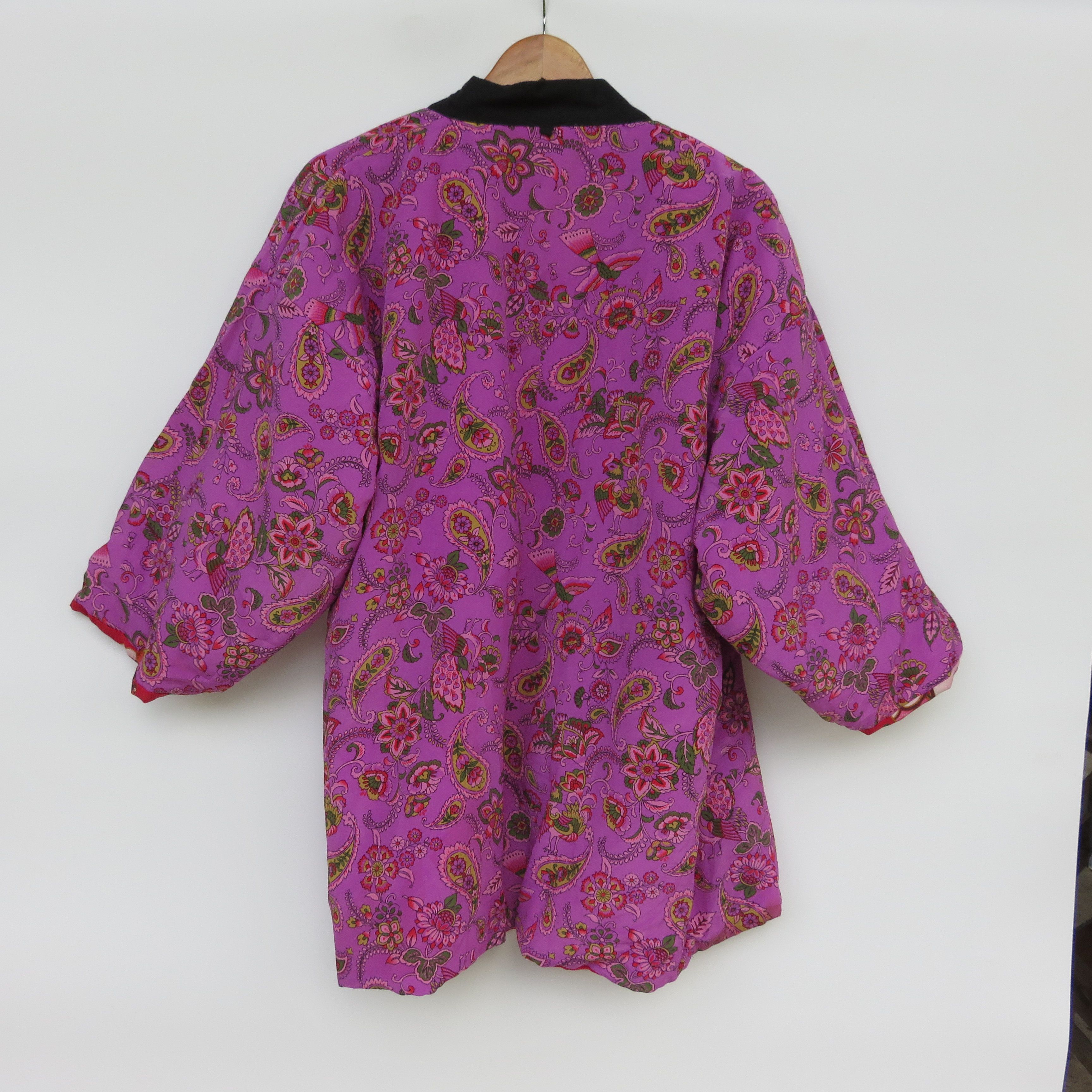 Other Floral Reversible Multicolor Puffer Kimono Size US L / EU 52-54 / 3 - 8 Thumbnail