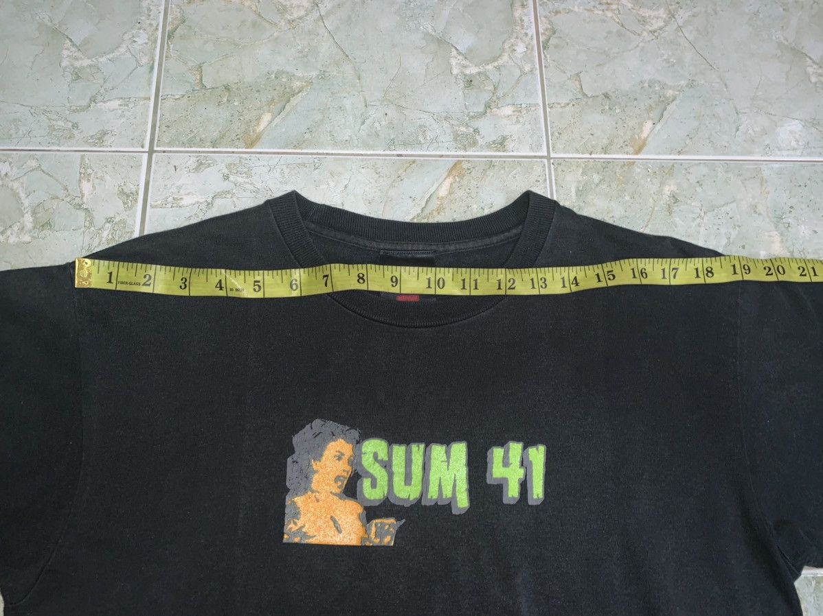 Band Tees RARE!!! Vintage SUM 41 Pop Punk Band t-shirt-distressed Size US M / EU 48-50 / 2 - 12 Thumbnail