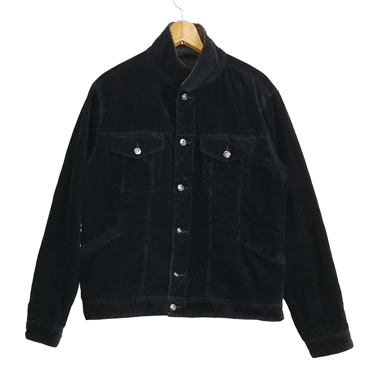 Courduroy Sherpa Denim Trucker Jacket