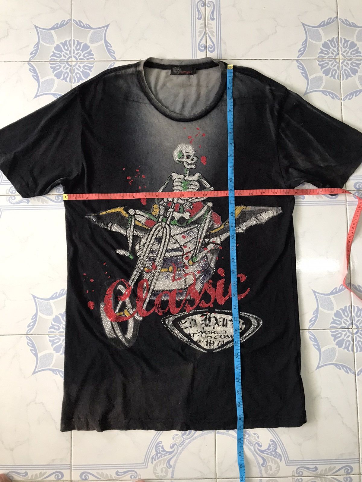 Christian Audigier Faded Ed Hardy Classic Tshirt Size US L / EU 52-54 / 3 - 17 Thumbnail