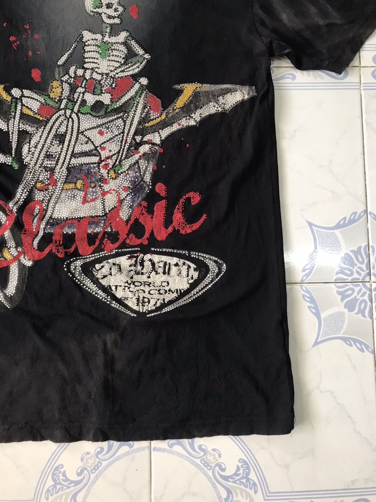 Christian Audigier Faded Ed Hardy Classic Tshirt Size US L / EU 52-54 / 3 - 4 Thumbnail