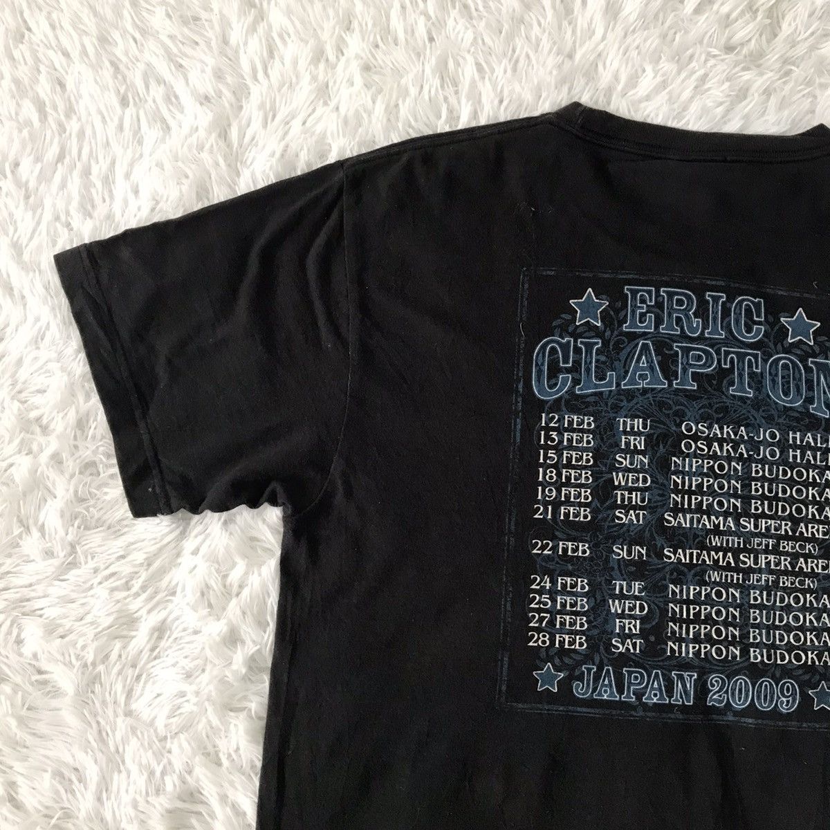 Band Tees 💥Steals💥Vtg Japan Tour 2009 Eric Clapton Tee Size US L / EU 52-54 / 3 - 11 Thumbnail