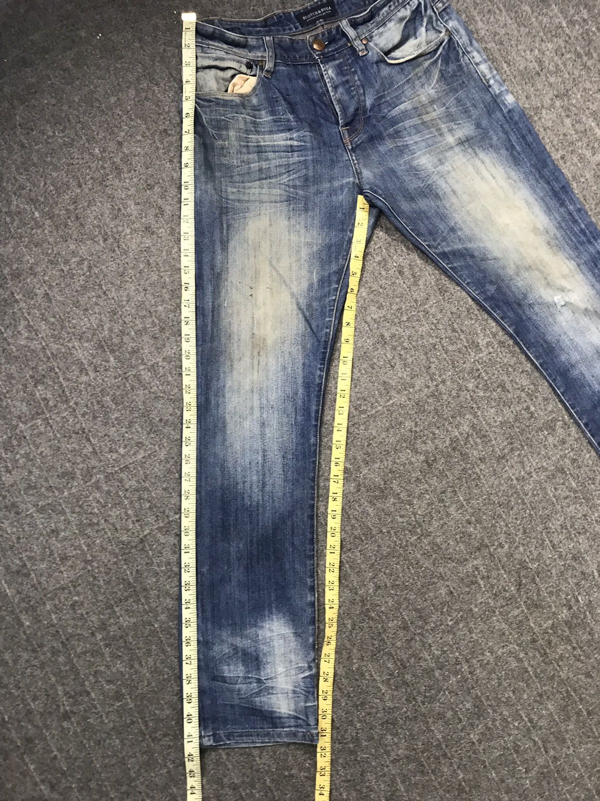 Scotch & Soda Scotch & Soda Amsterdam Blue Indigo Denim Pants Fits Size 32 Size US 32 / EU 48 - 15 Thumbnail