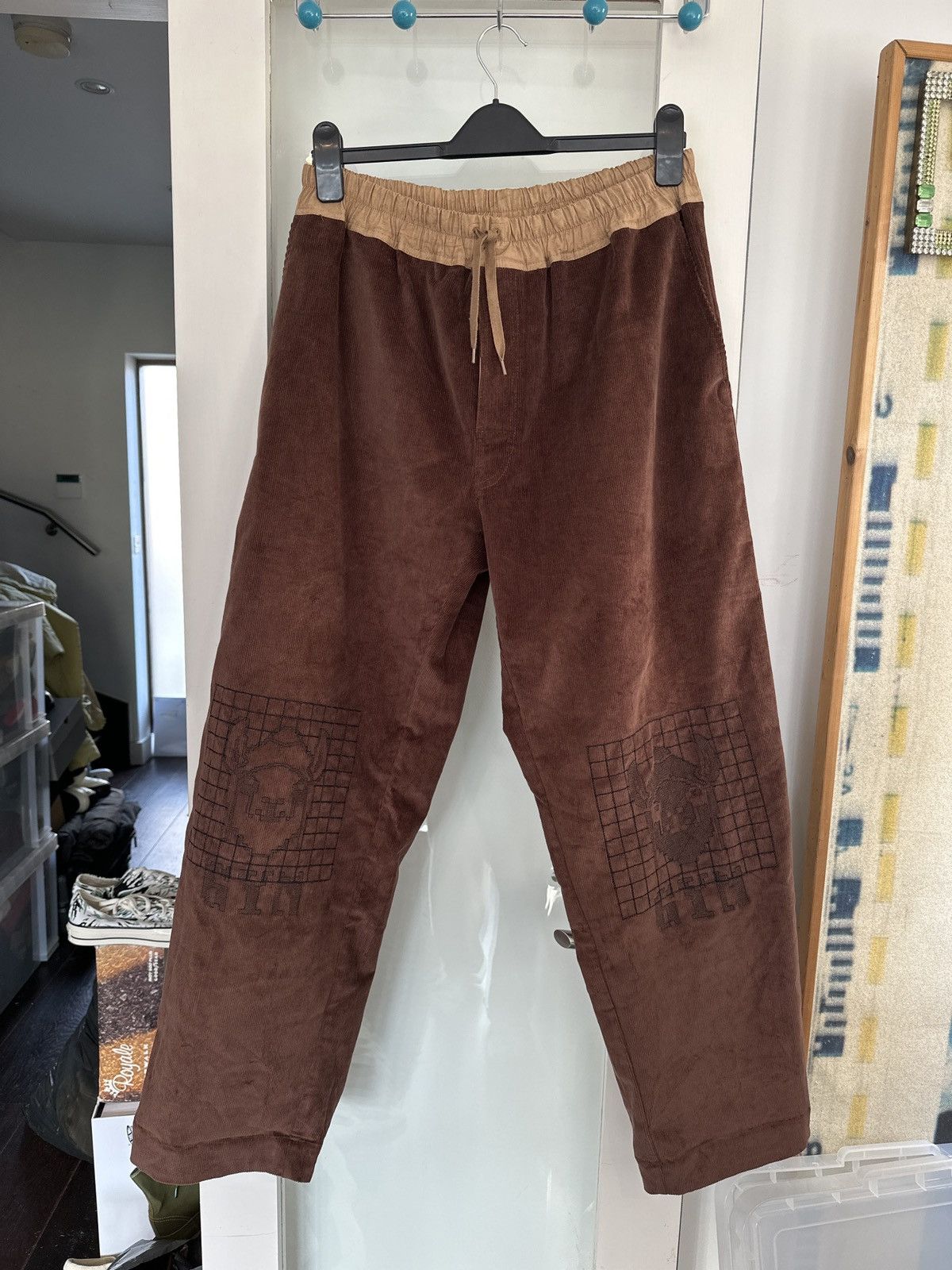 image of Bernhard Willhelm Gym Pants in Brown, Men's (Size 34)