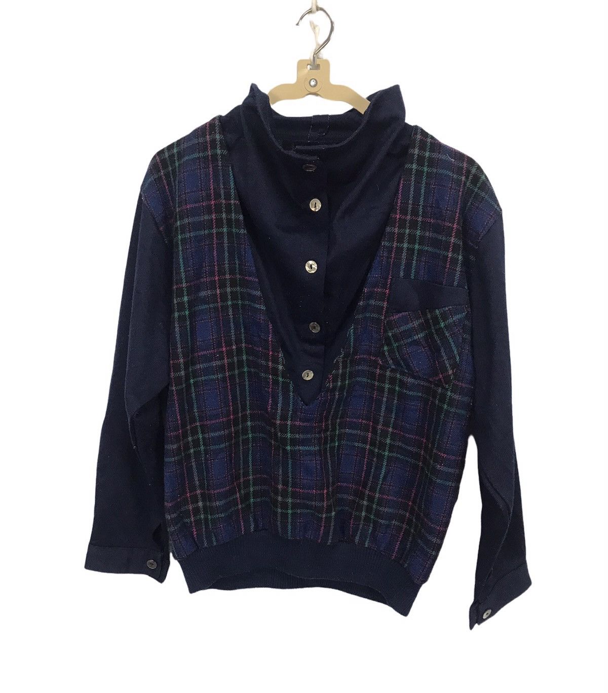 Other Unbrand croptop half button casual sweatshirt Size US M / EU 48-50 / 2 - 1 Thumbnail