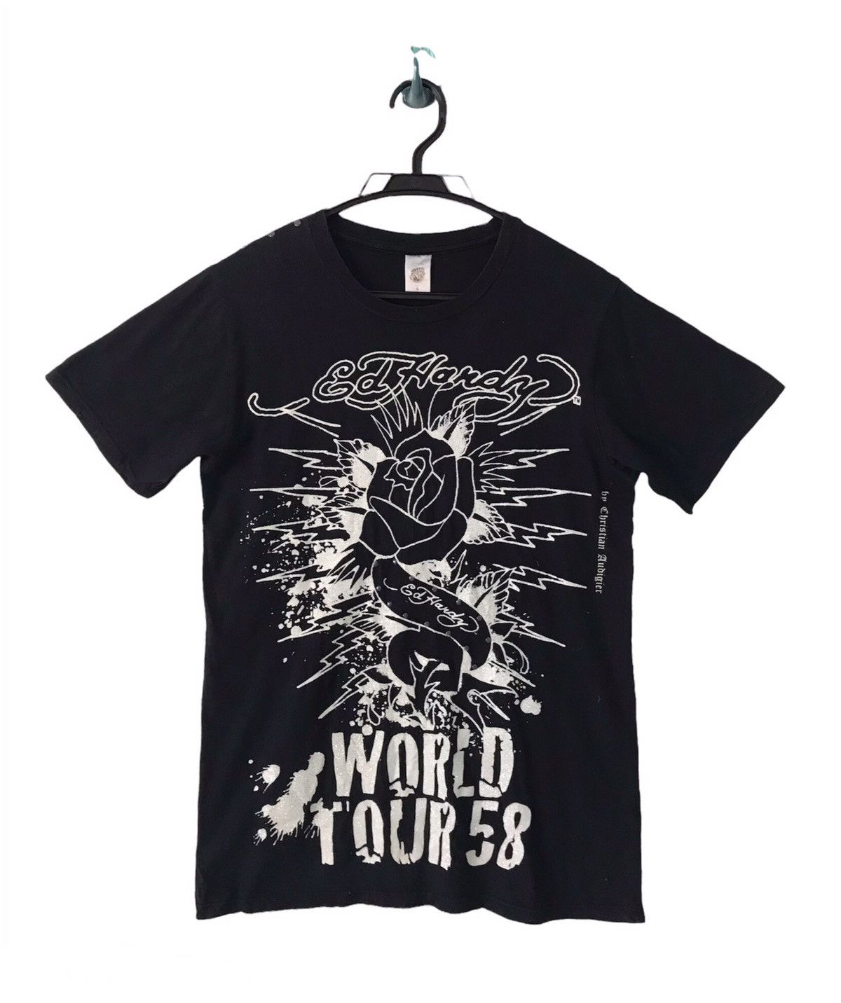 Ed Hardy 💥Steals💥Rare Ed Hardy World Tour 58 Tee Made in Usa Size US S / EU 44-46 / 1 - 1 Thumbnail