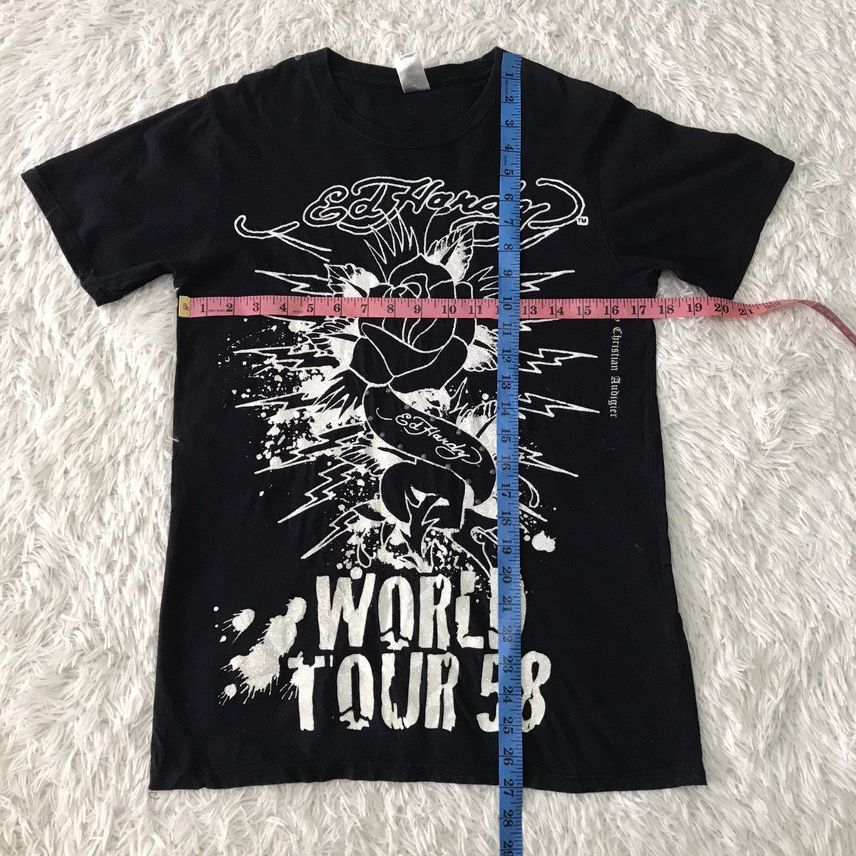 Ed Hardy 💥Steals💥Rare Ed Hardy World Tour 58 Tee Made in Usa Size US S / EU 44-46 / 1 - 18 Thumbnail