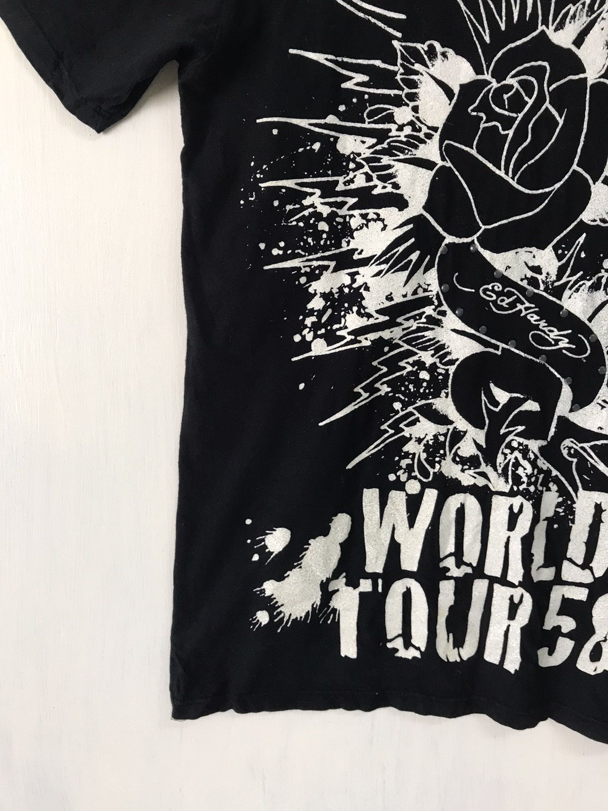 Ed Hardy 💥Steals💥Rare Ed Hardy World Tour 58 Tee Made in Usa Size US S / EU 44-46 / 1 - 6 Thumbnail