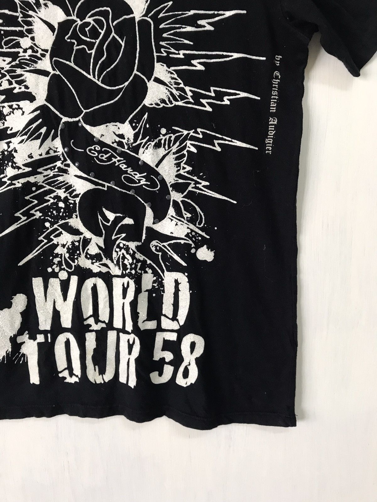 Ed Hardy 💥Steals💥Rare Ed Hardy World Tour 58 Tee Made in Usa Size US S / EU 44-46 / 1 - 5 Thumbnail