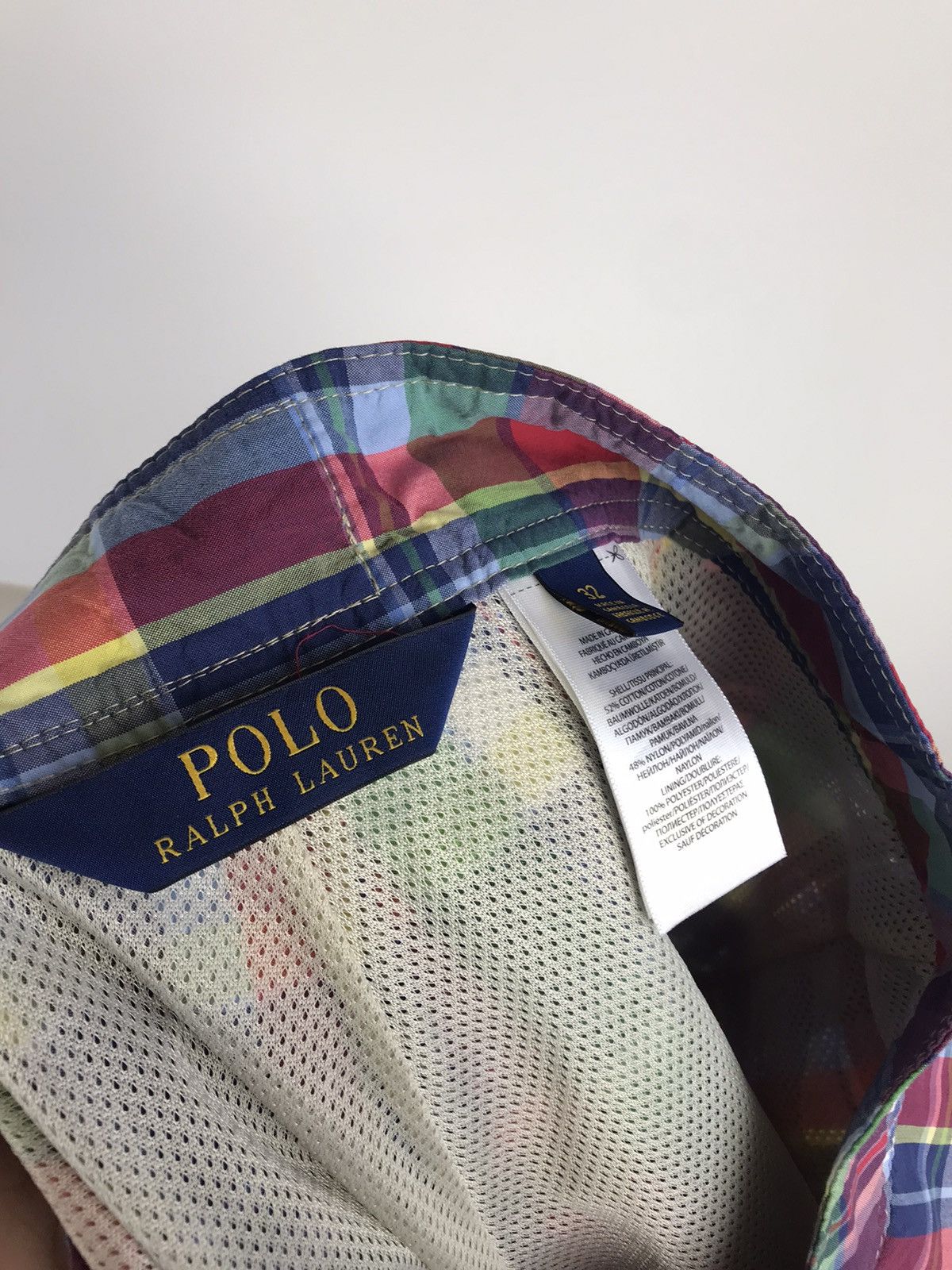 Polo Ralph Lauren Polo Ralph Lauren Multicolour Shorts Nova Check Multipocket Size US 32 / EU 48 - 5 Thumbnail