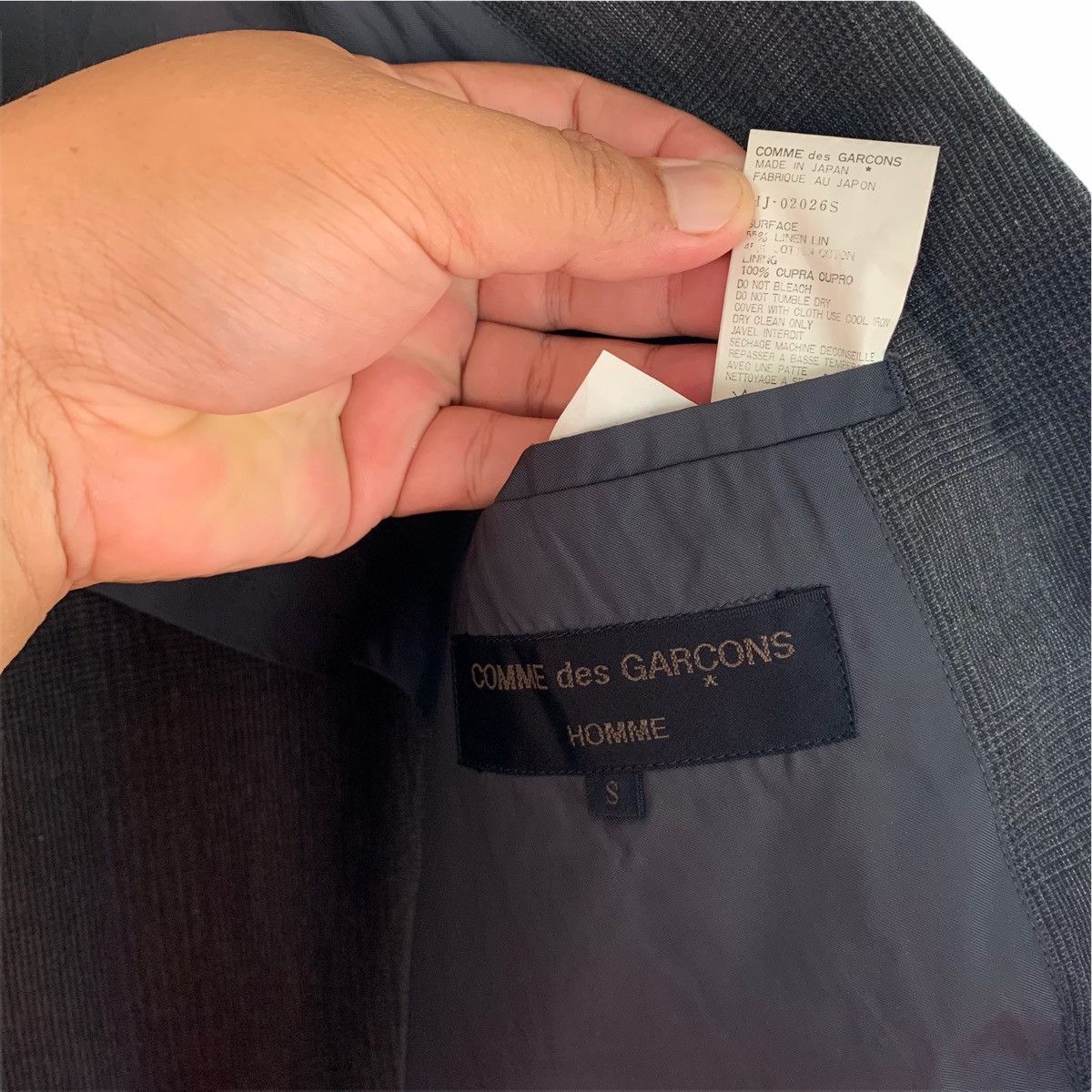 Comme des Garcons Homme AD1993 Comme Des Garçons Homme Blazer Jacket Size US L / EU 52-54 / 3 - 6 Thumbnail
